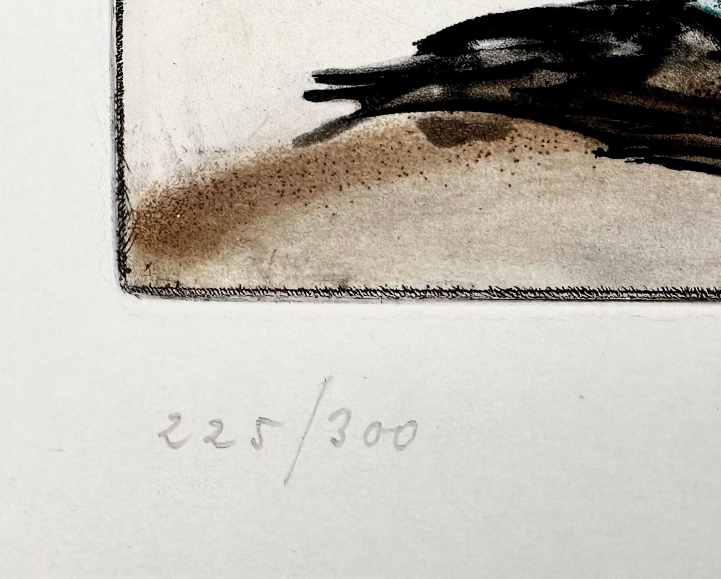 Pablo Picasso – Tete de Faune
Color soft ground Etching & Aquatint on wove paper, 1958
Hand signed and numbered (225/ 300) in pencil
Published by Crommelynck, Paris
Image size: 30.3 x 25.5 cm
Frame size: 71.0 x 66.0 cm
Catalogue Raisonné: M. 2101
A