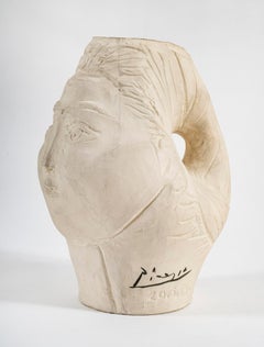 Tête de femme couronnée de fleurs (A.R. 236), Pablo Picasso, Céramique, Designs