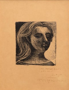 Tête de femme, face et profil (from Picasso Dessins) - Lithograph on Paper
