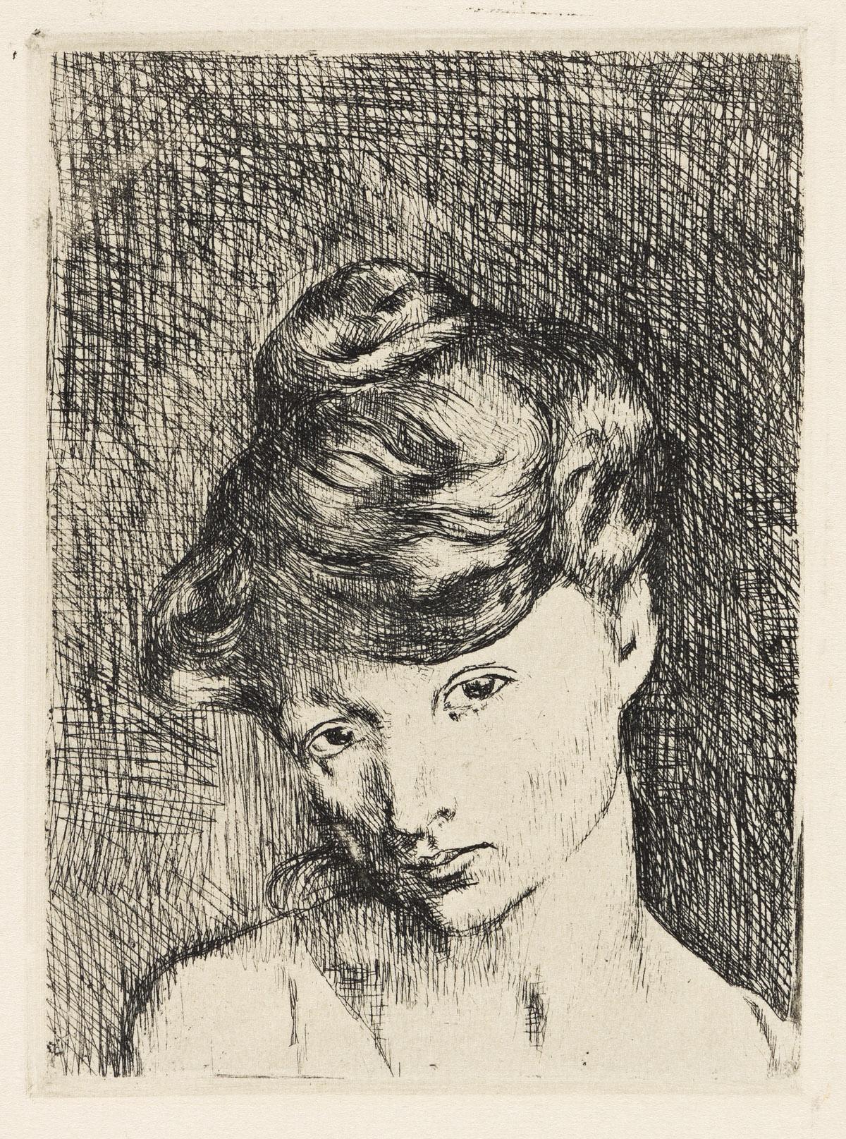 Pablo Picasso Abstract Print - Tête de Femme (Madeleine)