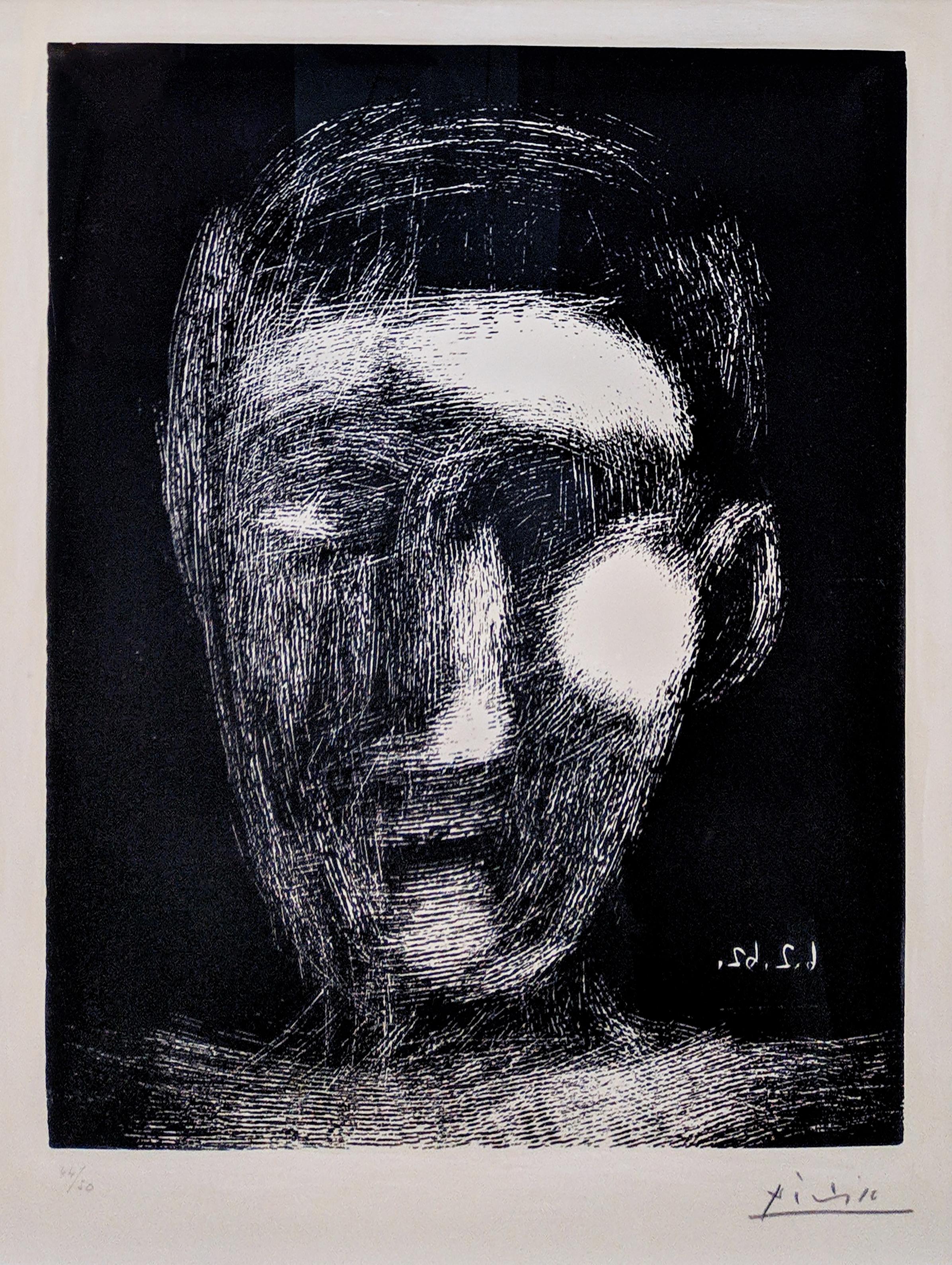 Pablo Picasso Figurative Print - TETE DE GARCON (BLOCH 1025)