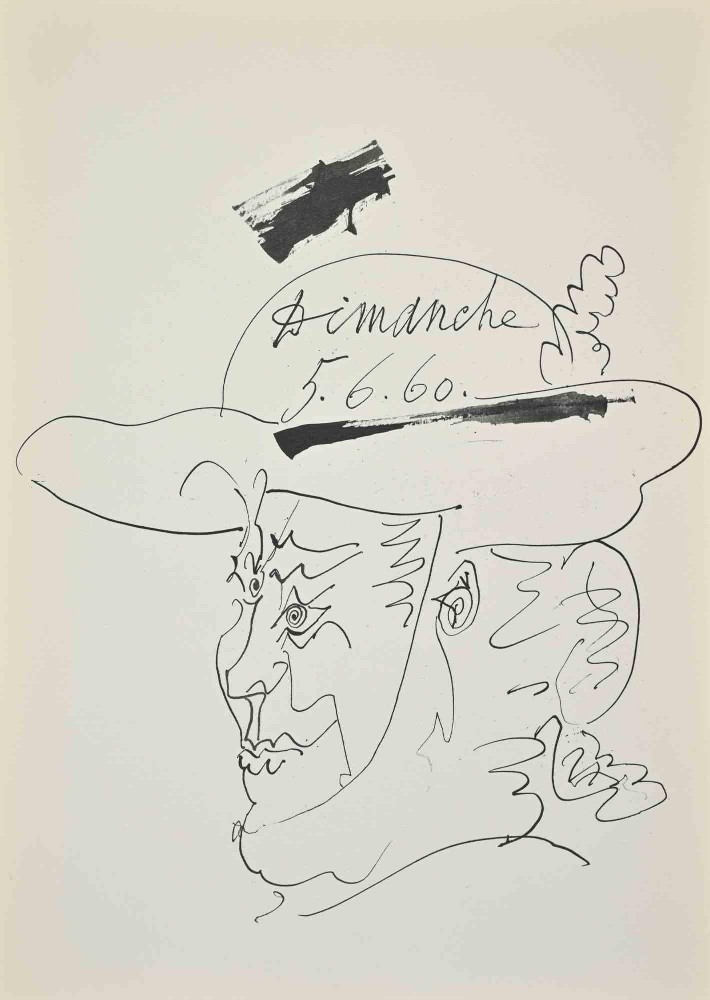 Tête de Picador - Stampa dopo Pablo Picasso - Metà del XX secolo