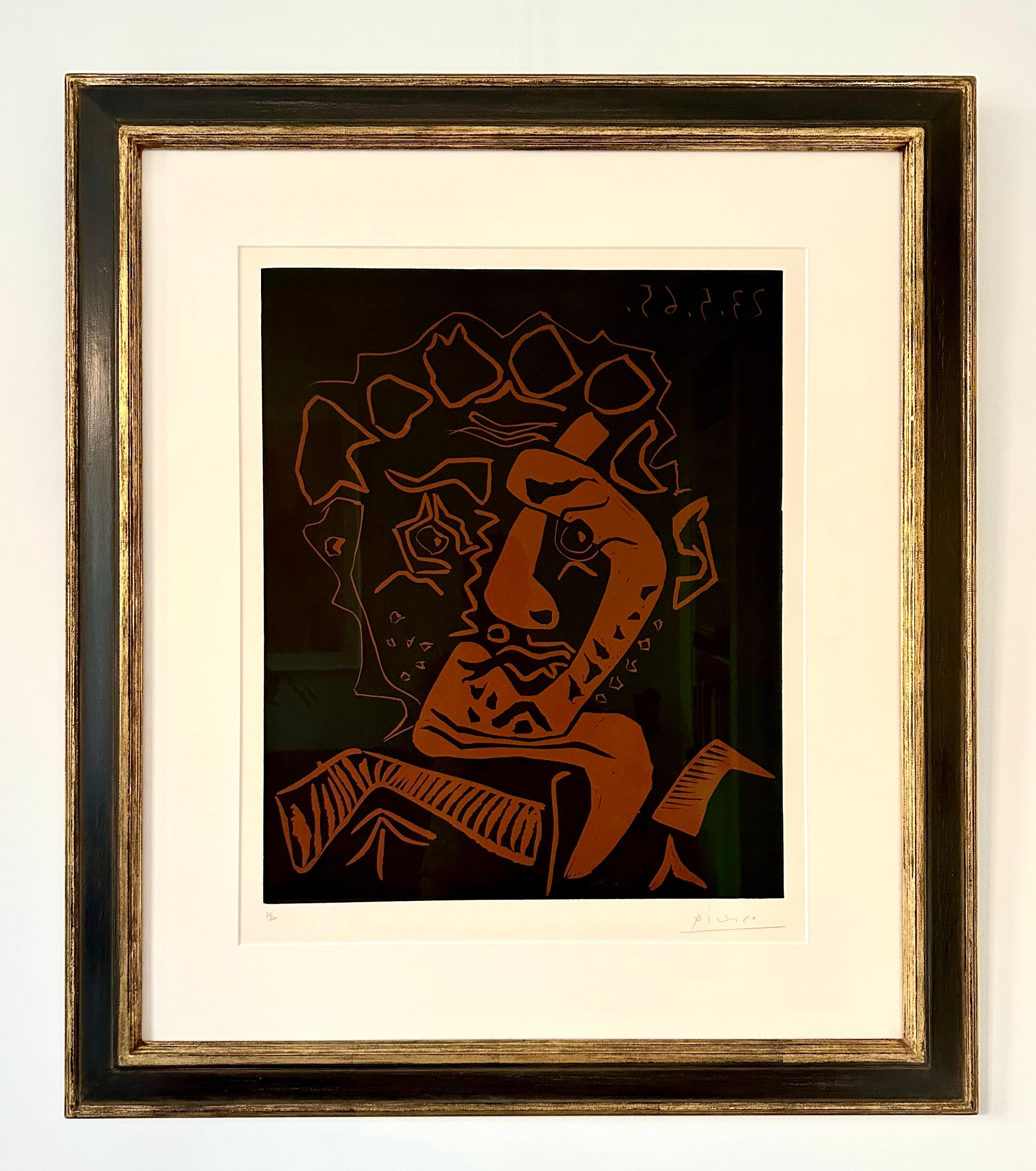 Tete d'Histrion - Print Moderno di Pablo Picasso