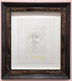 Tete d'homme au Bouc