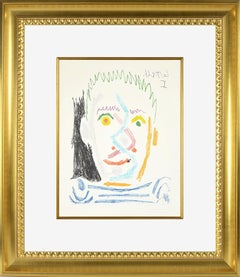 Tete D’Homme Au Maillot Raye (Man’s Head With Striped Shirt), 1964