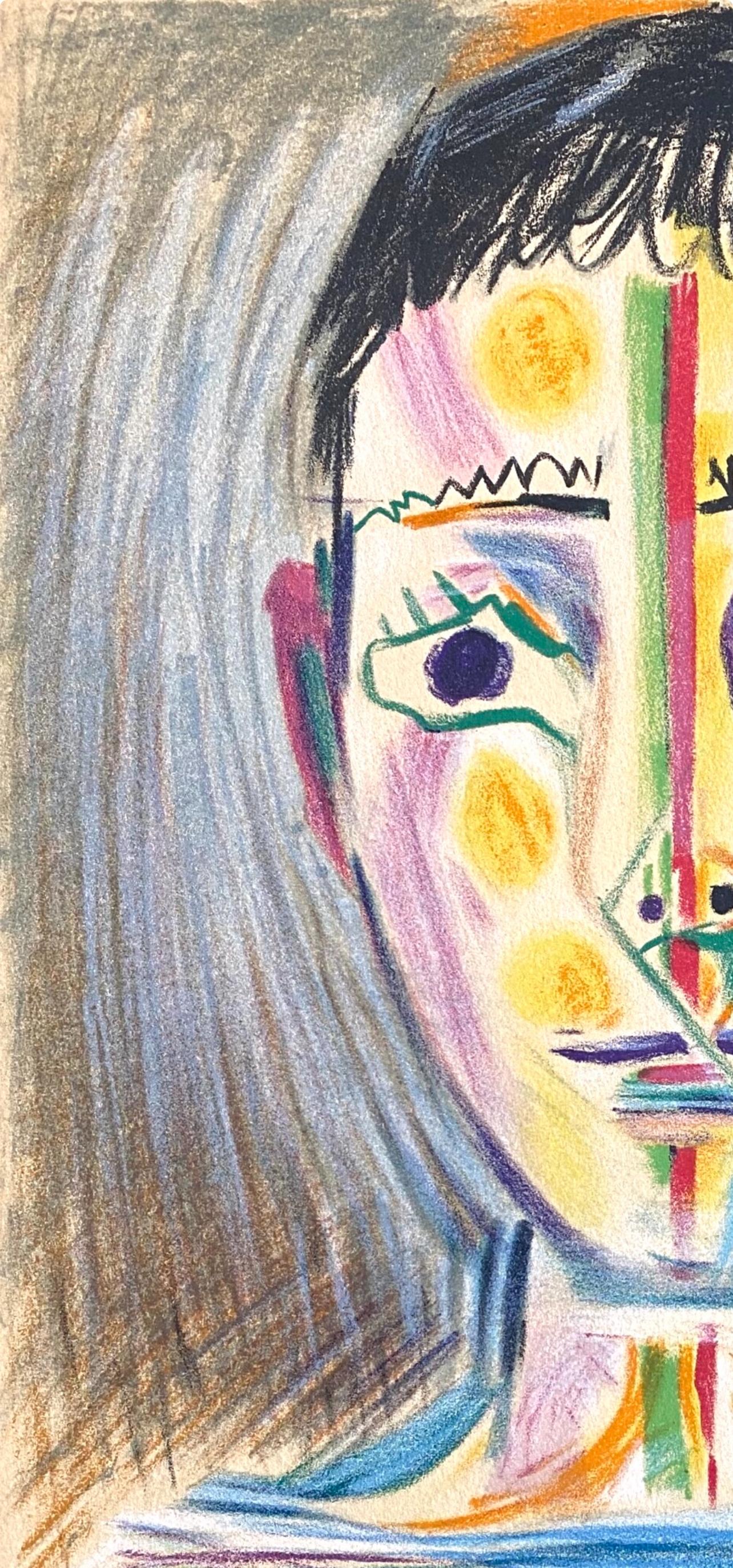 Tête d'un jeune homme en face, Les Peintres mes amis, Pablo Picasso For Sale 2