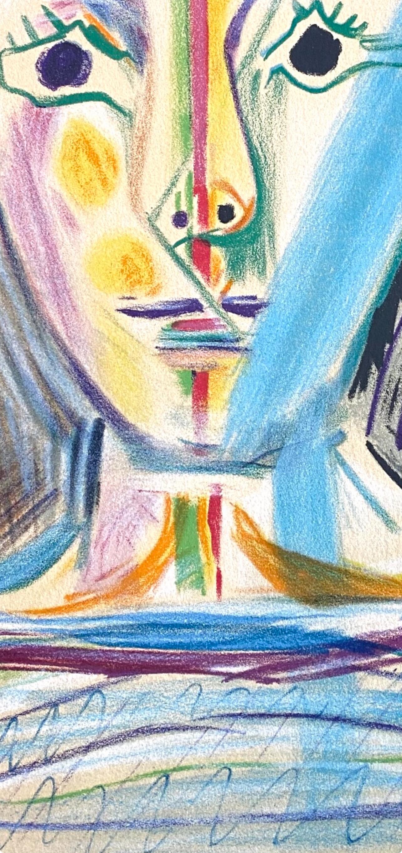 Tête d'un jeune homme en face, Les Peintres mes amis, Pablo Picasso For Sale 4