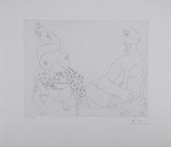 The 156, Belly Dancing - Original Etching, Signed (Baer #1904)