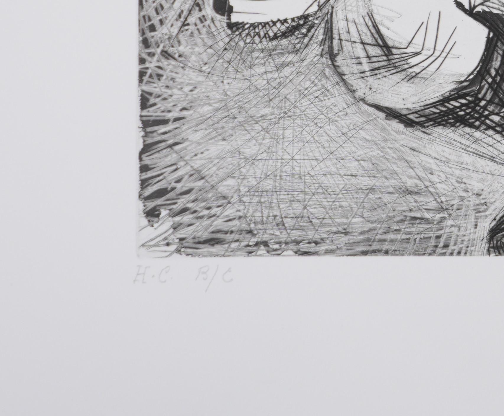 The 156, The Assistant Teacher - Original Etching, Signed (Baer #1999) For Sale 2