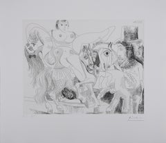 The 156, The Horsewoman at the Circus - Gravure originale, signée (Baer #1915)