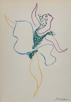 Pablo Picasso - Le Ballet (The Ballet Dancer) - lithograph, Framed