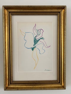 Pablo Picasso - Le Ballet (la danseuse de ballet) - lithographie, encadrée