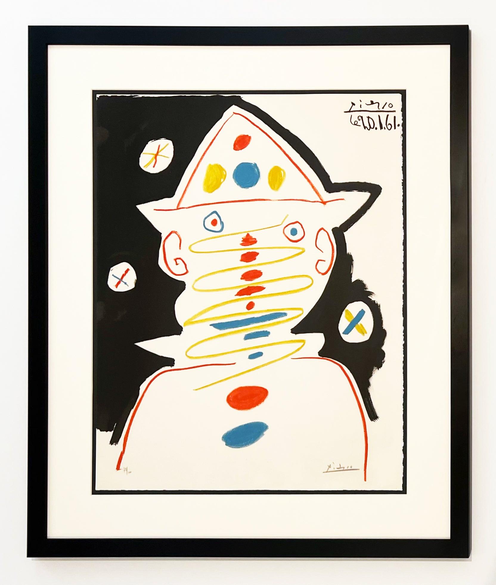 Le clown - Print de Pablo Picasso