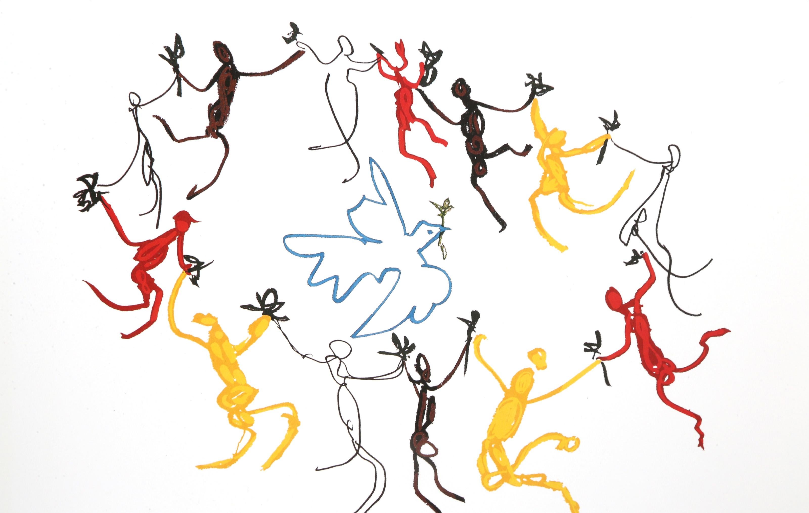 The Dance of Youth, Cubist Poster after Pablo Picasso For Sale 3