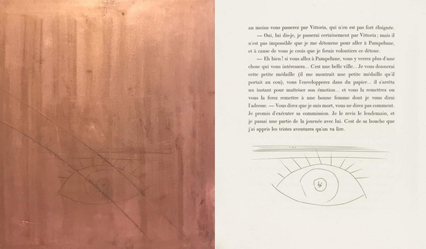 The Eye (Plate X), from Carmen - Print by Pablo Picasso