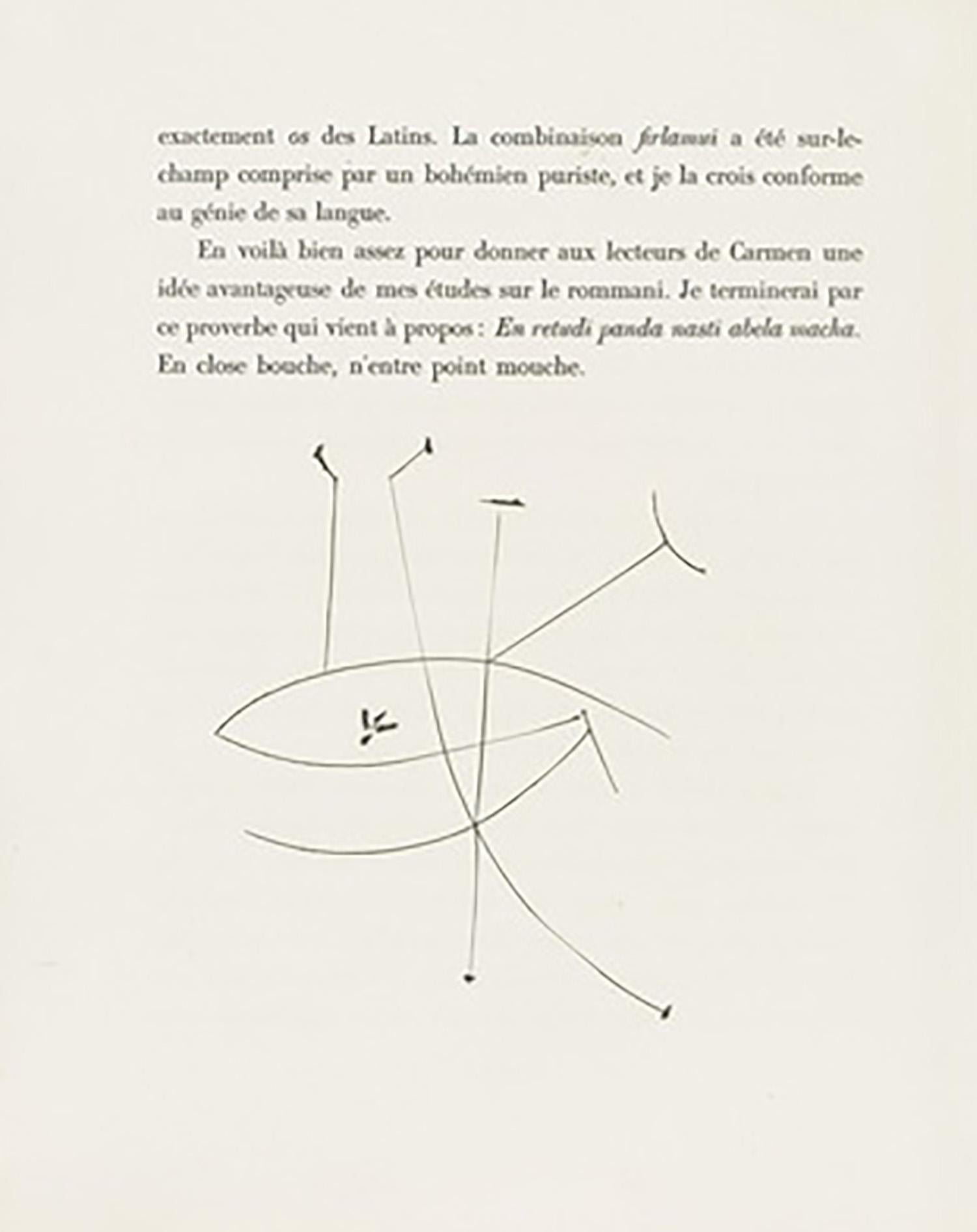 Pablo Picasso Print -  The Eye (Plate XXXVIII)