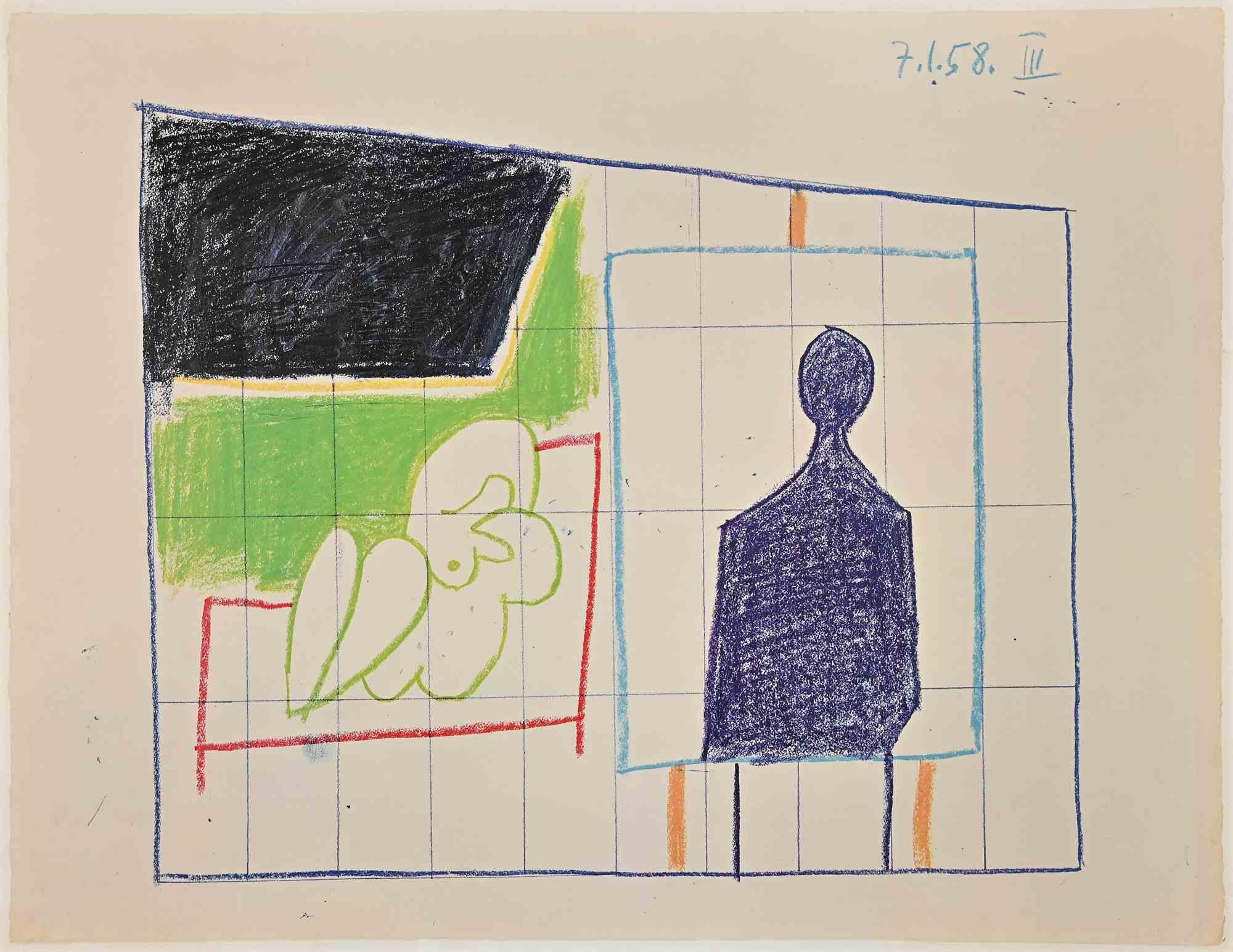 Der Sturz des Ikarus ist eine alte Fotolithografie, die 1958 nach Pablo Picasso entstand.

Originaltitel: "La Chute d'Icare"

Es wurde für die "Dekoration des Foyer des délégués, Unesco-Palast in Paris: Serie von vorbereitenden Studien in Schwarz