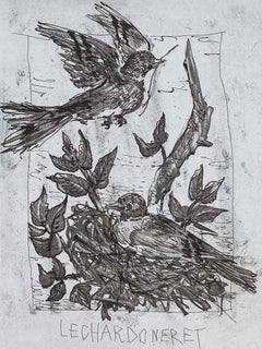 The Goldfinch, 1942 (Histoire Naturelle - Textes de Buffon, B.348 )