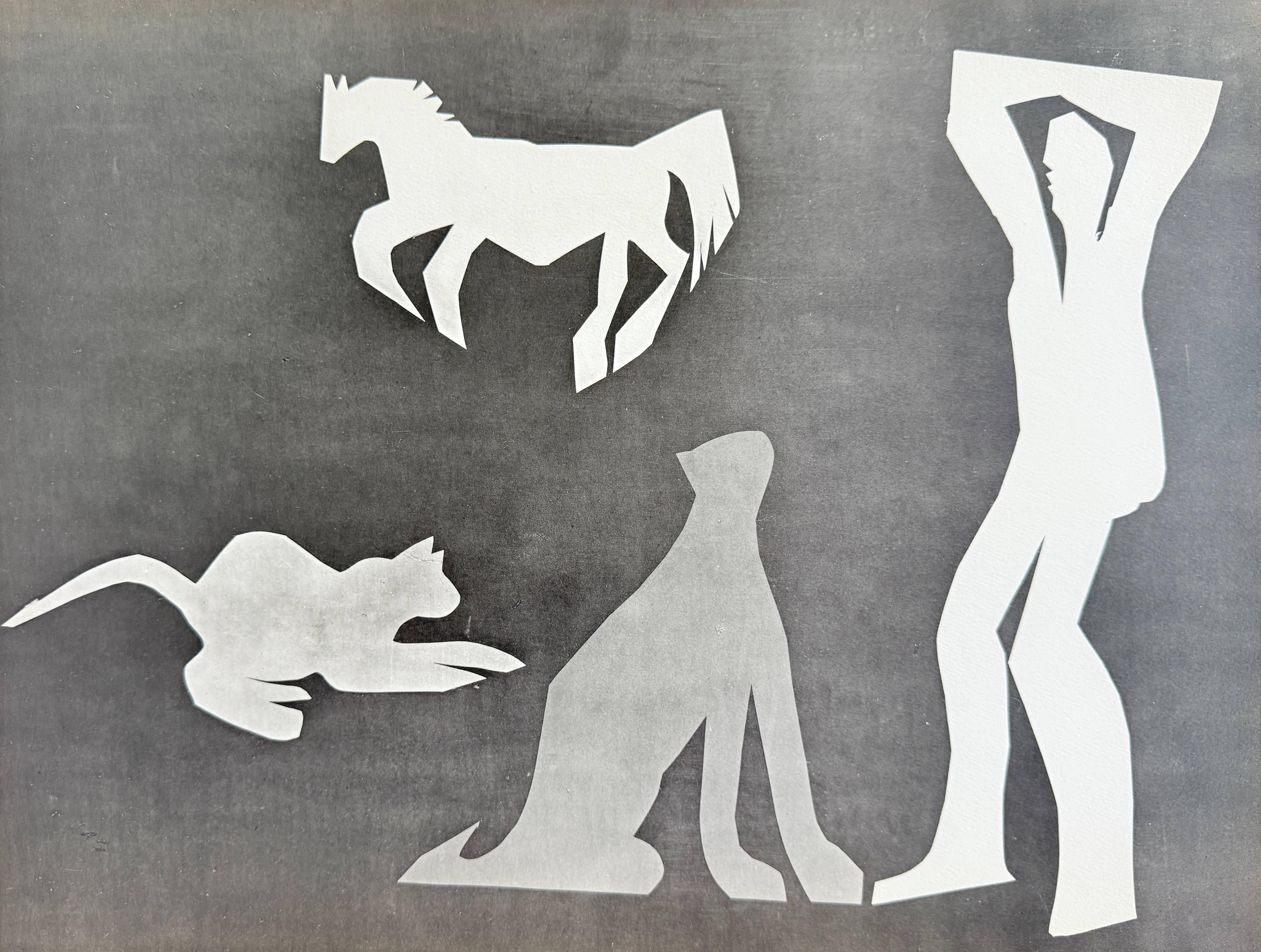 The Man with Cats I - Print by Pablo Picasso