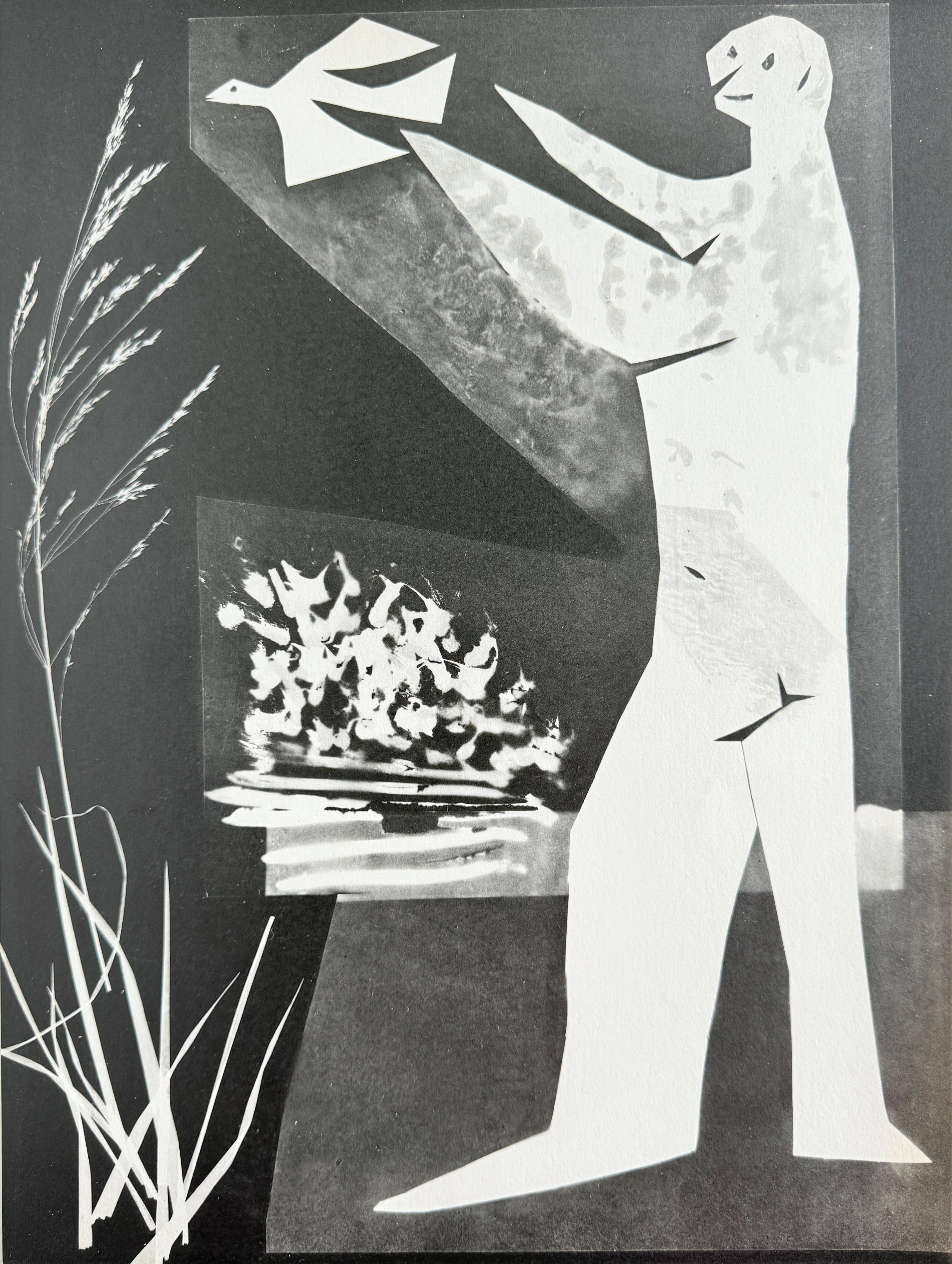 The Man with the Bird - Print by Pablo Picasso