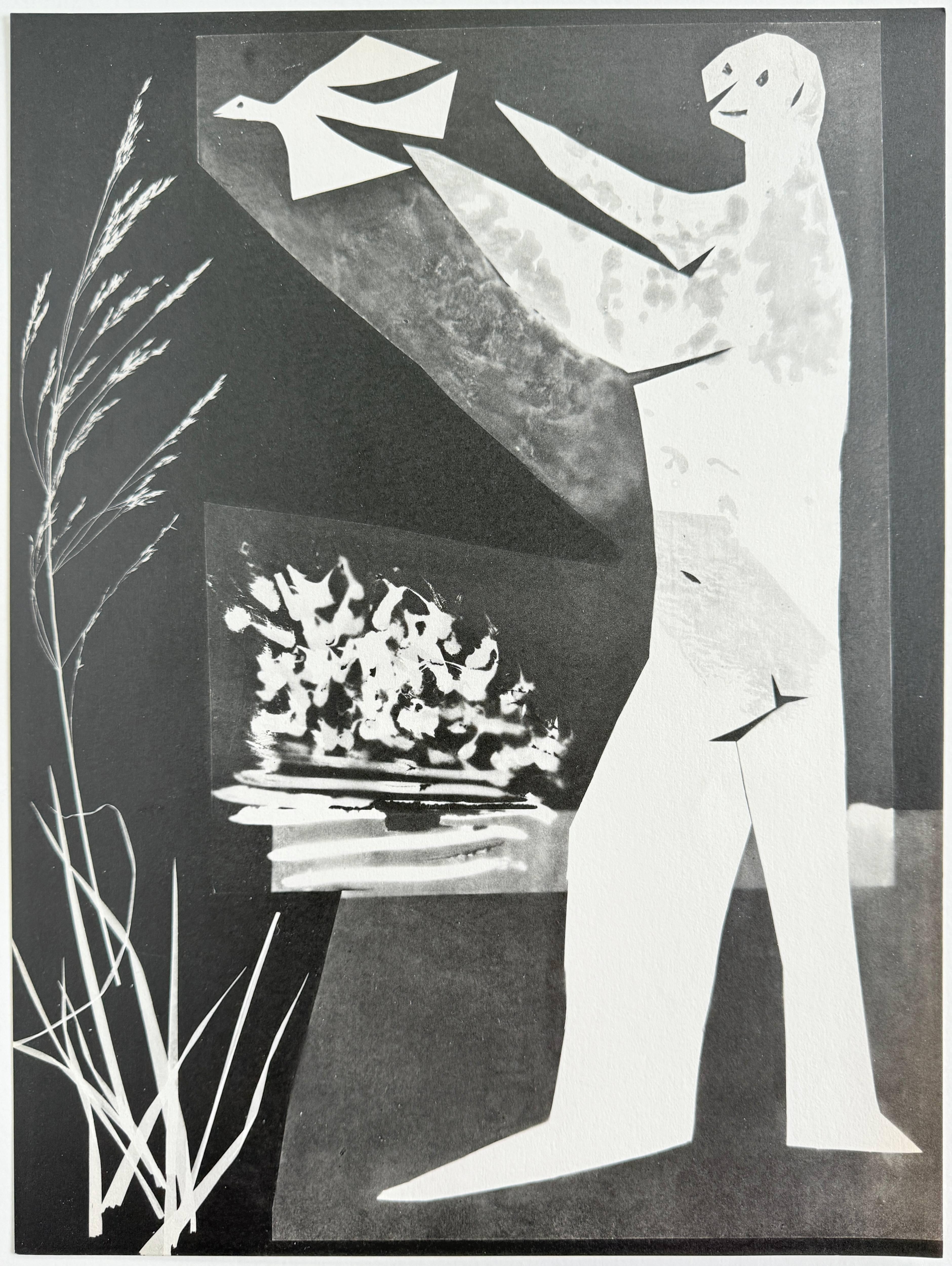 The Man with the Bird - Modern Print by Pablo Picasso