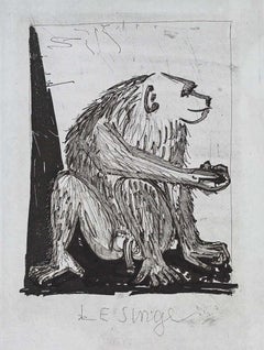 The Monkey, 1942 (Histoire Naturelle - Textes de Buffon, B.339)