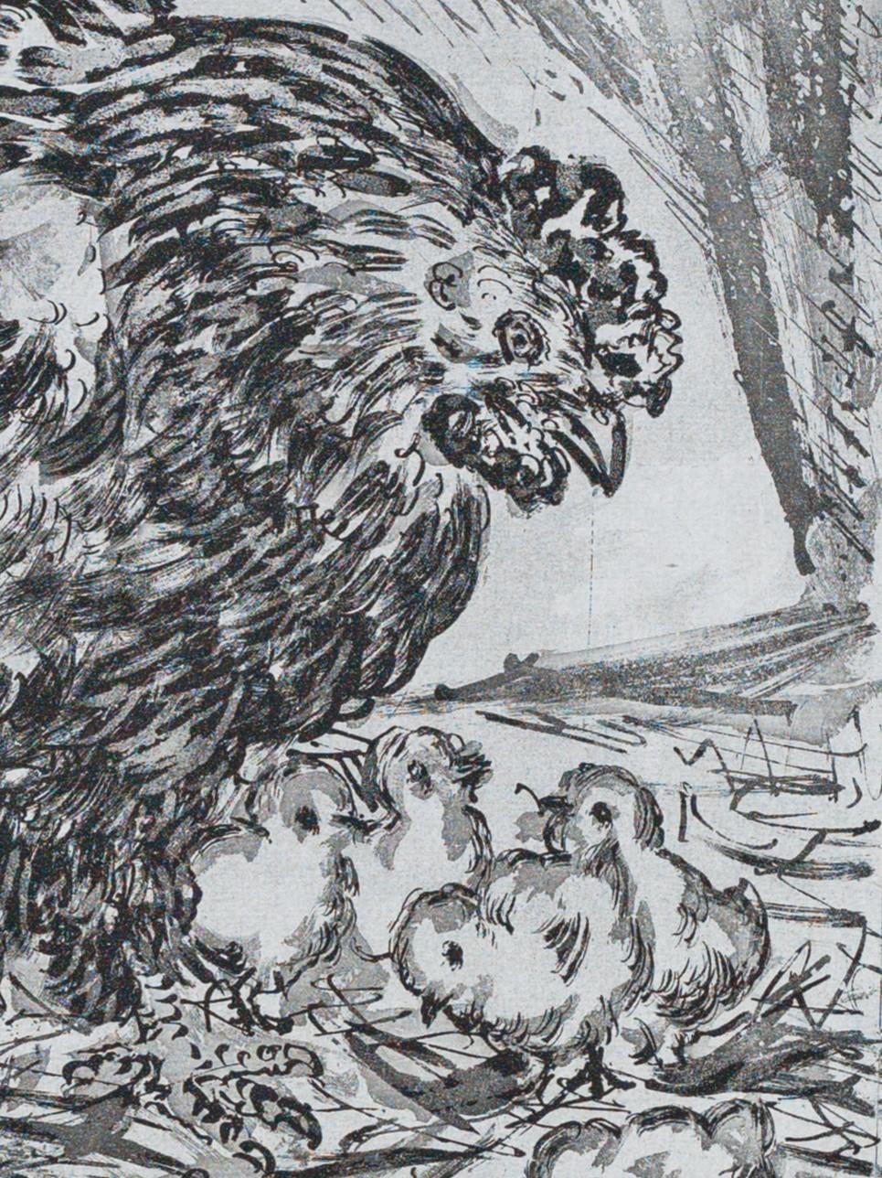 The Mother Hen, 1942 (Histoire Naturelle - Textes de Buffon, B.345) For Sale 1