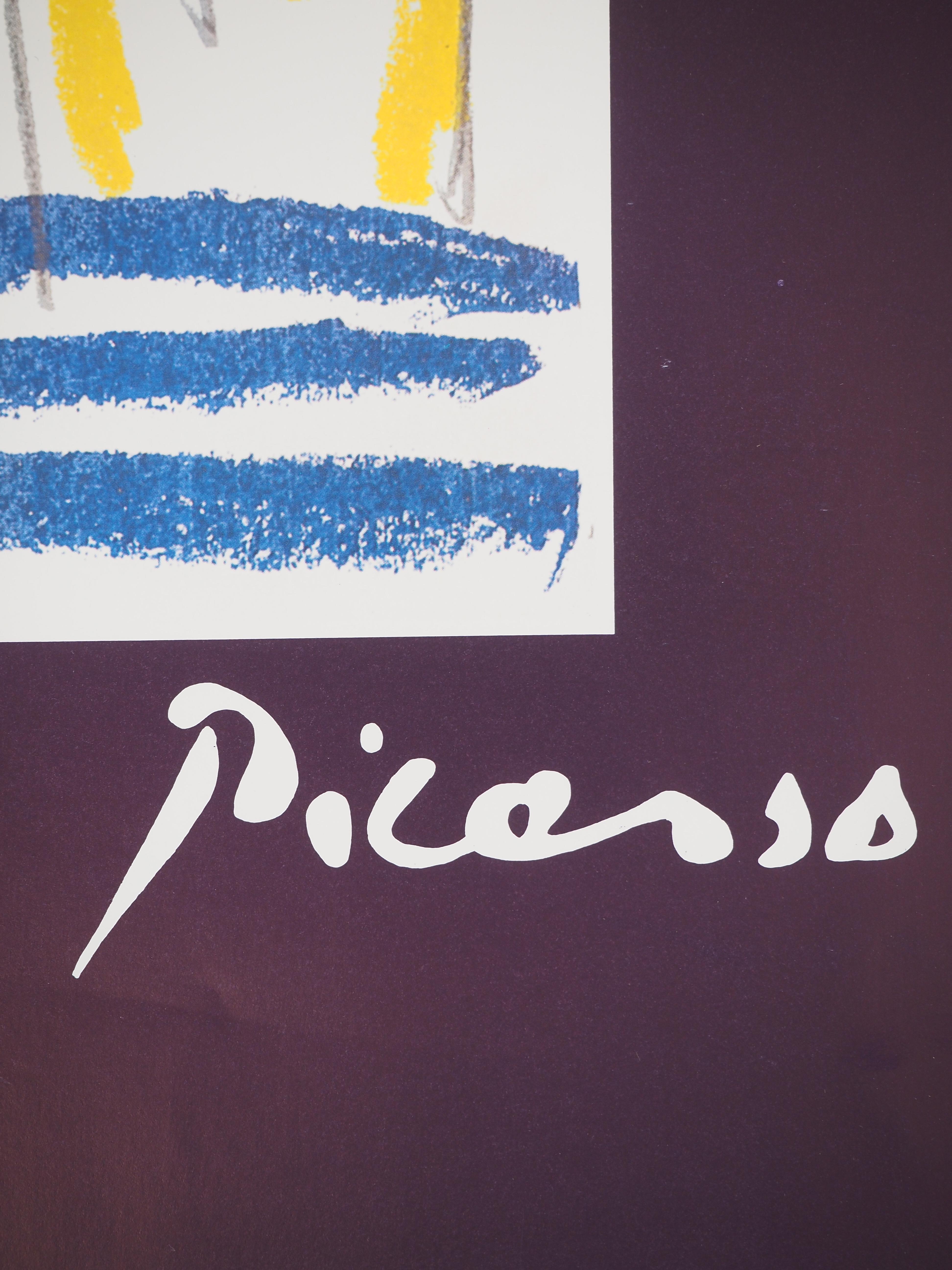 Pablo PICASSO (1881-1973) (nach)
Picasso à la Zigarette, 1982

Original Vintage-Plakat
Gedruckte Unterschrift auf der Platte
Auf Papier 65 x 45 cm

INFORMATION: Plakat zur Veröffentlichung des Films 