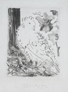 Vintage The Pigeon, 1942 (Histoire Naturelle - Textes de Buffon, B.347)