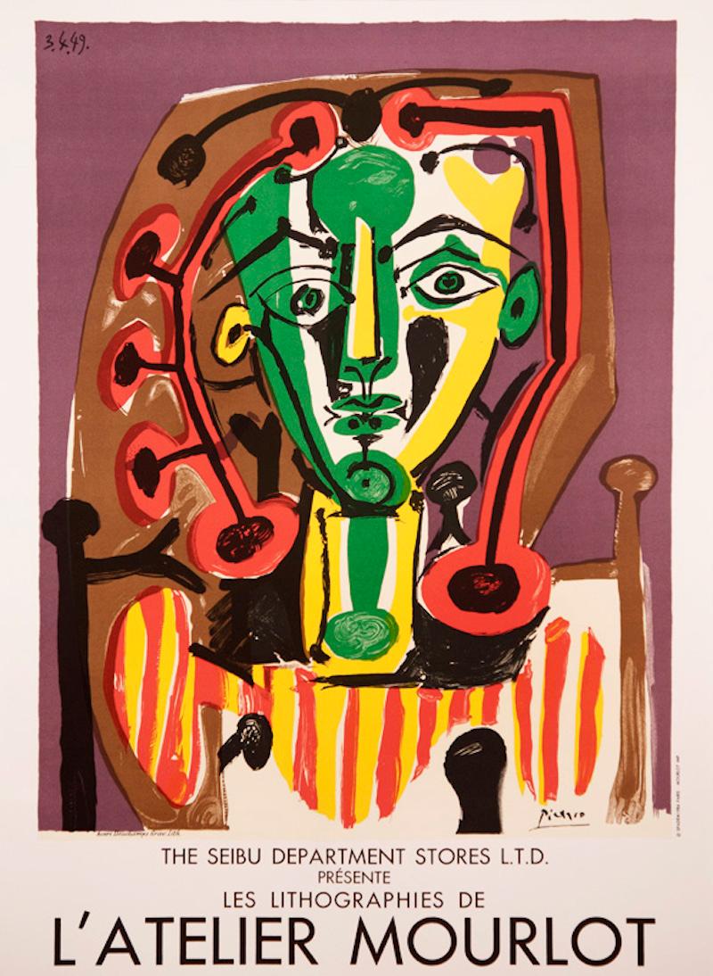 (after) Pablo Picasso Abstract Print - The Seibu Department Stores, lithographies de L'Atelier Mourlot, Pablo Picasso