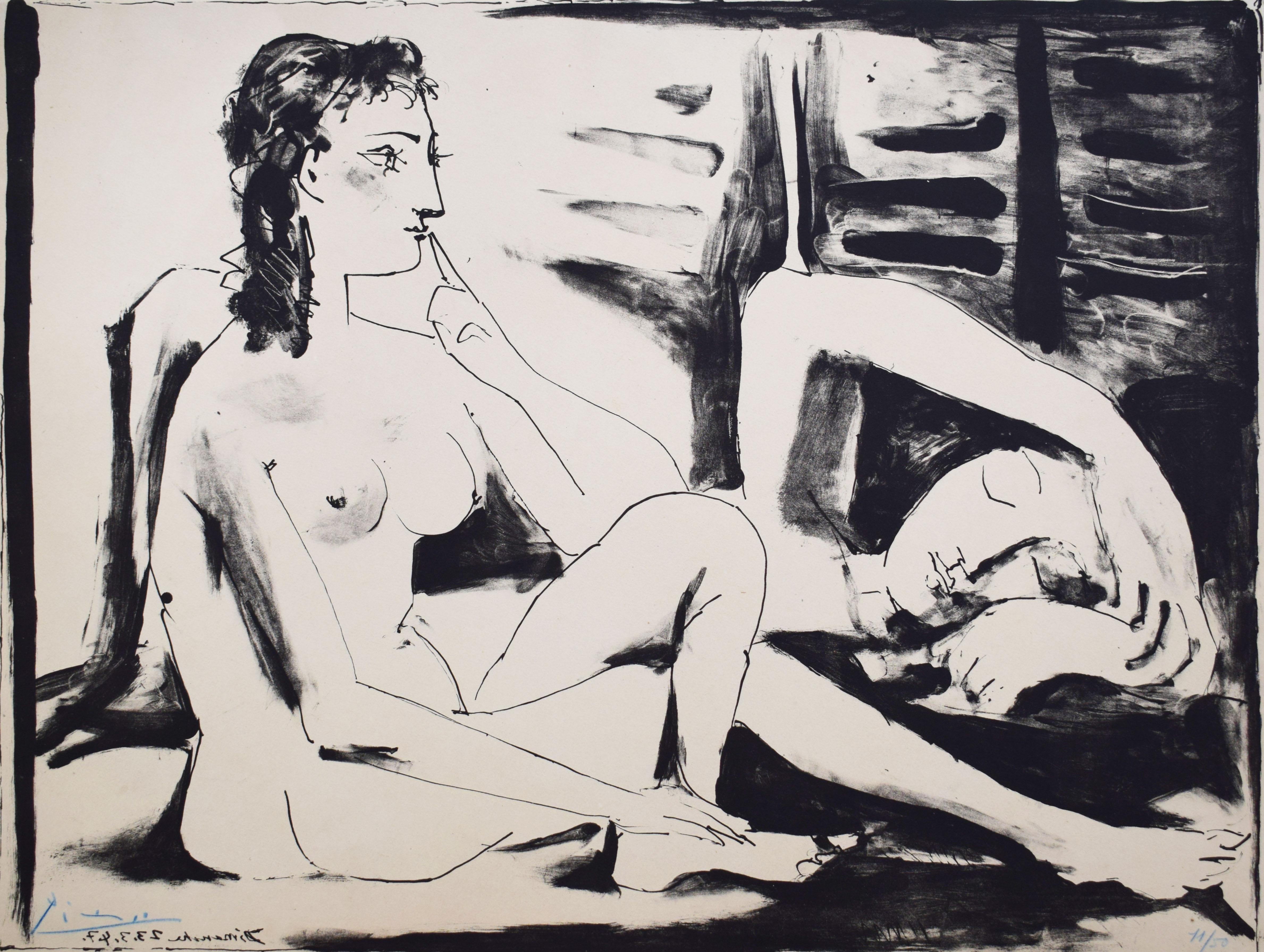 La femme endormie  La dormeuse - Portrait de femmes endormie, français, espagnol