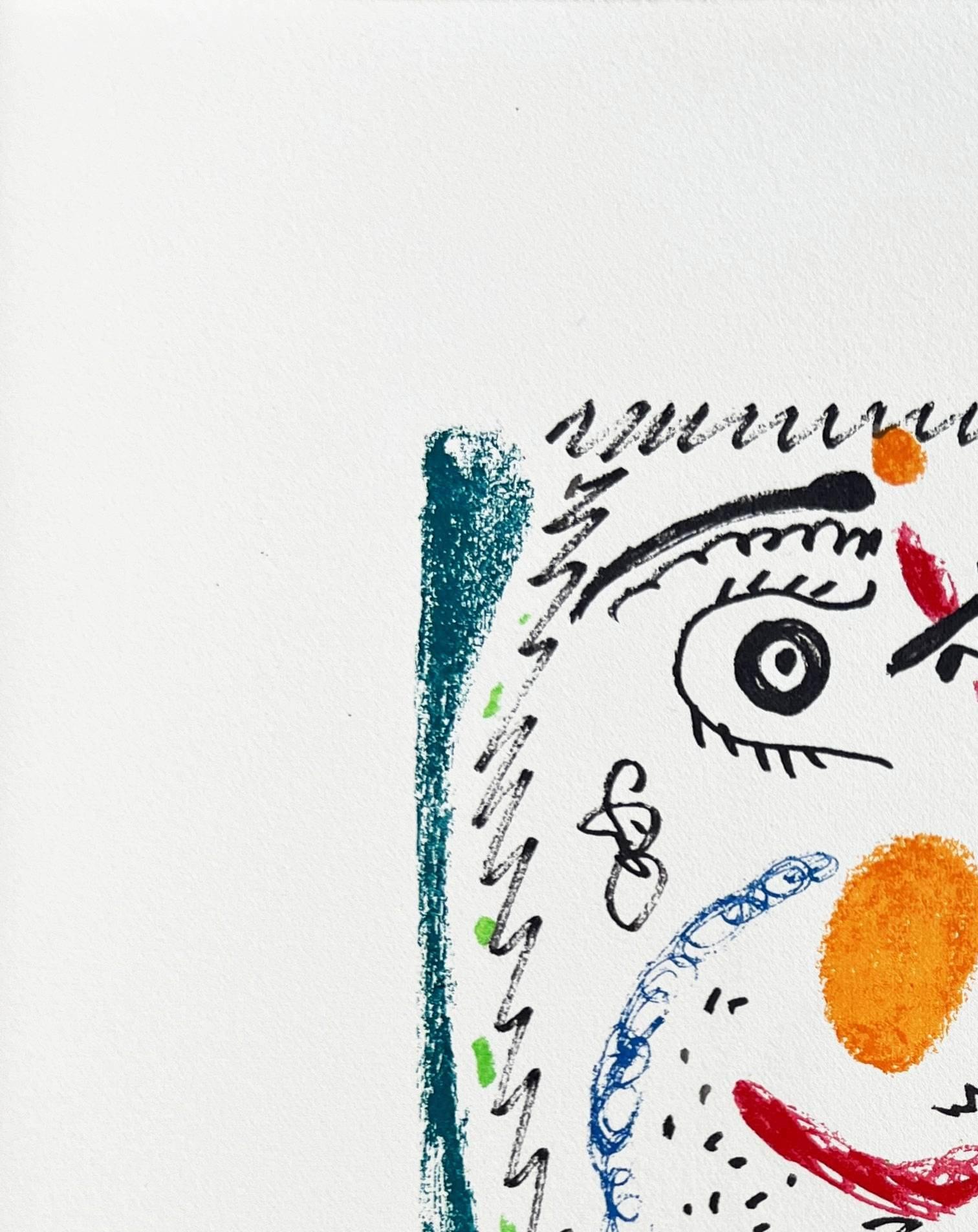 Pablo Picasso (1881-1973) - The Taste of Happiness, Planche IX

Lithograph from 1970.

An unsigned and unnumbered edition of 666.

Dimensions of sheet: 32.5 x 25 cm

Dimensions in frame: 53.2 x 43.2 cm

Publisher: Éditions Cercle d'Art,