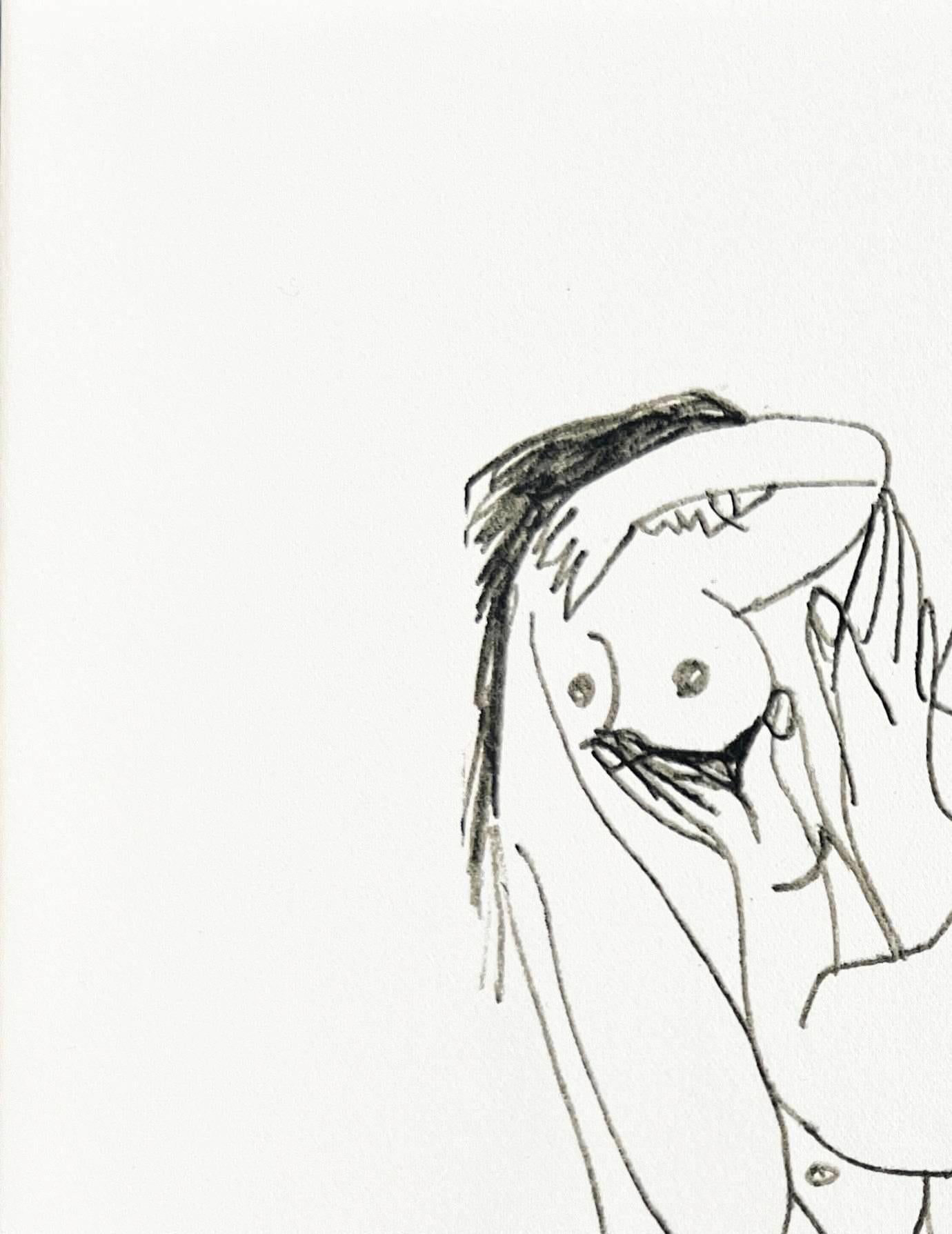 Pablo Picasso (1881-1973) - The Taste of Happiness, Planche LI

Lithograph from 1970.

An unsigned and unnumbered edition of 666.

Dimensions of sheet: 32.5 x 25 cm

Dimensions in frame: 53.2 x 43.2 cm

Publisher: Éditions Cercle d'Art,