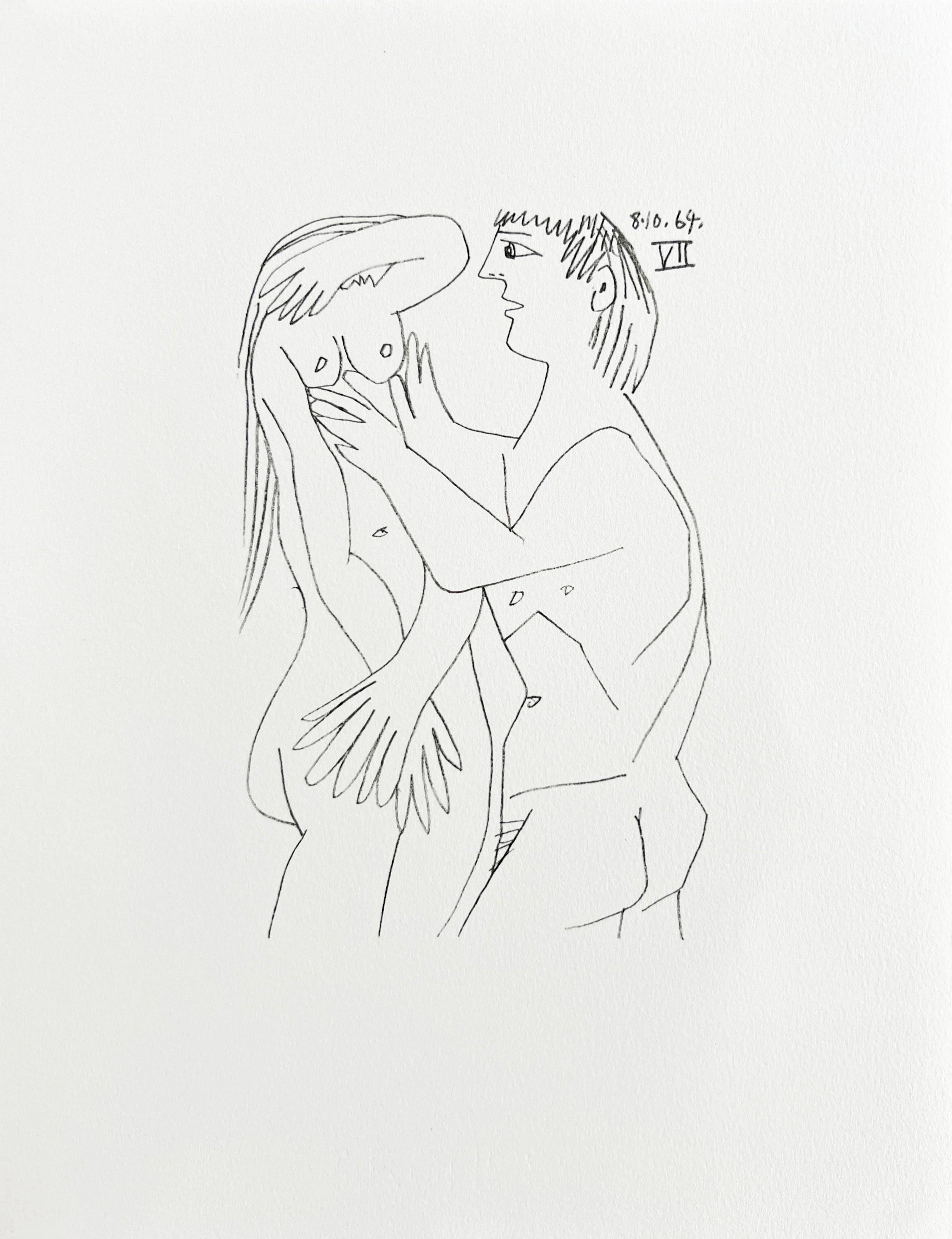 The Taste of Happiness, Planche LII - Print by Pablo Picasso