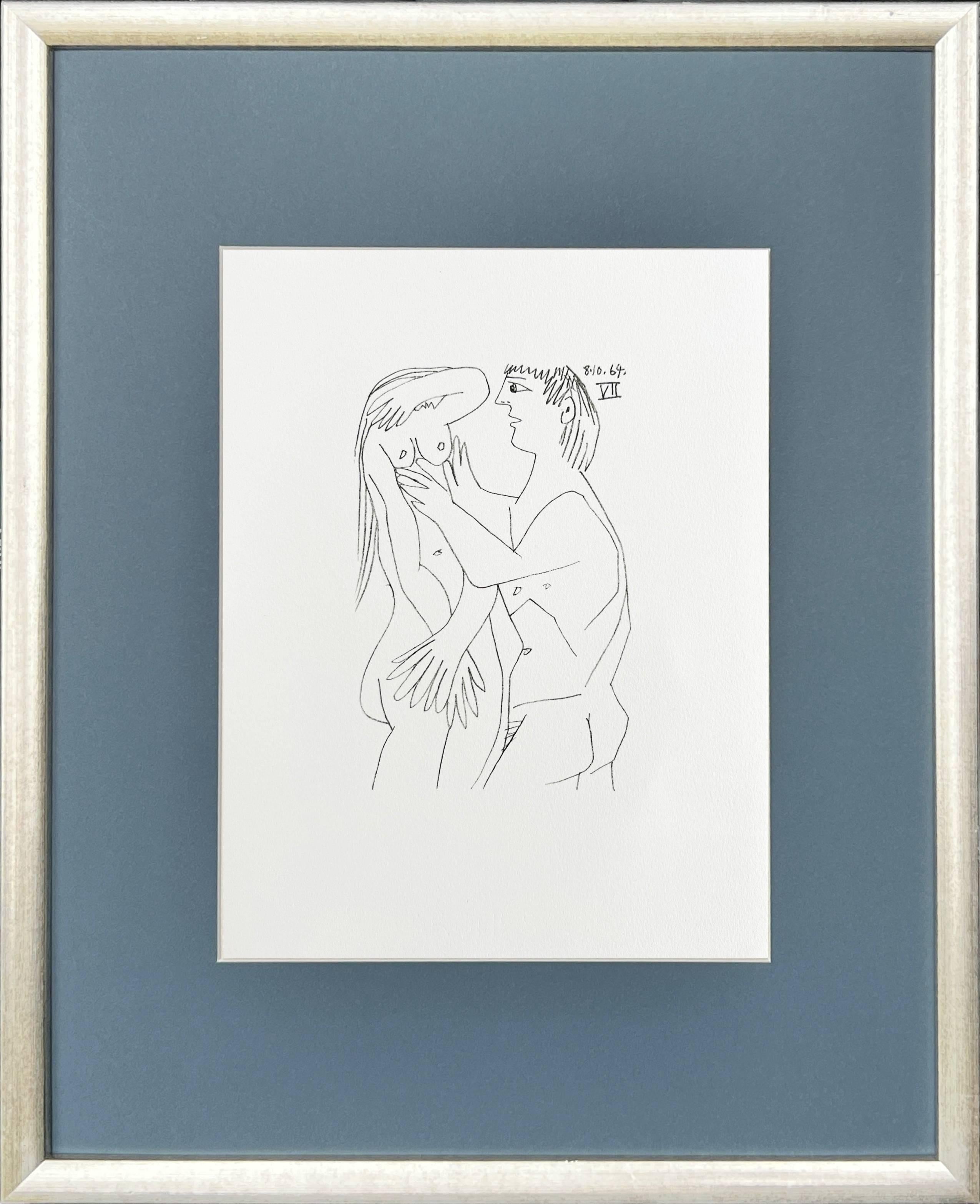 Pablo Picasso Print - The Taste of Happiness, Planche LII