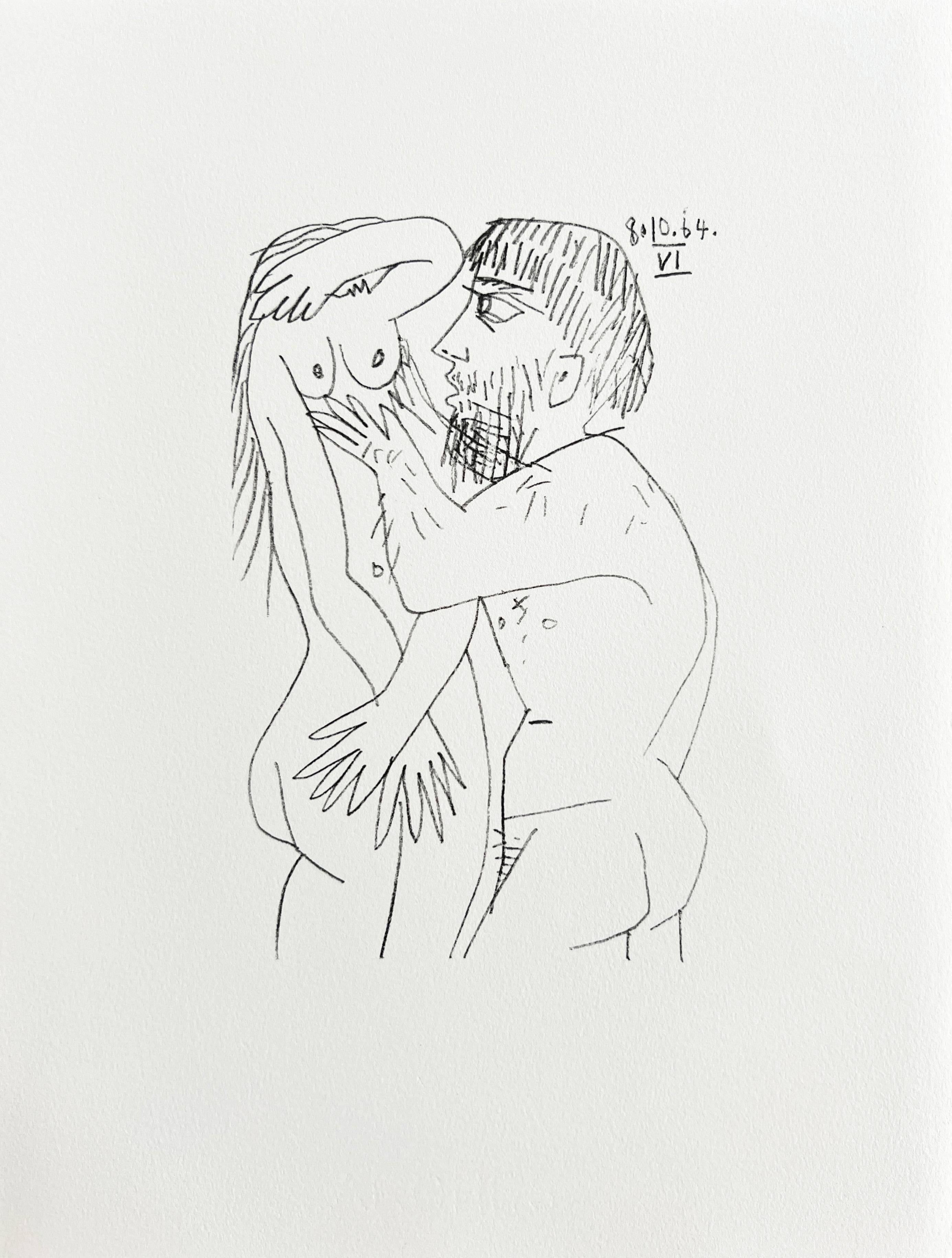 The Taste of Happiness, Planche LIV - Print by Pablo Picasso