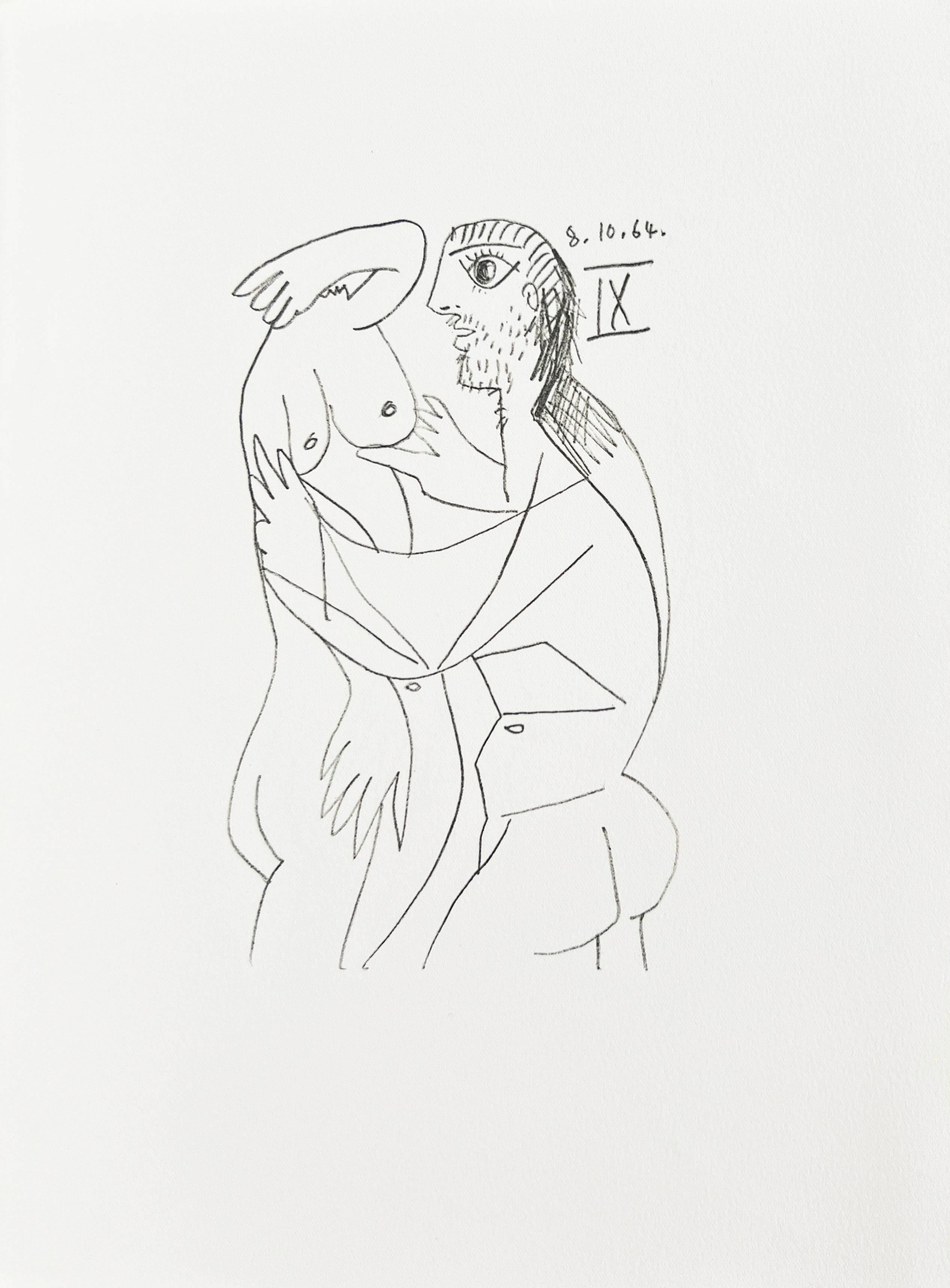 The Taste of Happiness, Planche LV - Print by Pablo Picasso