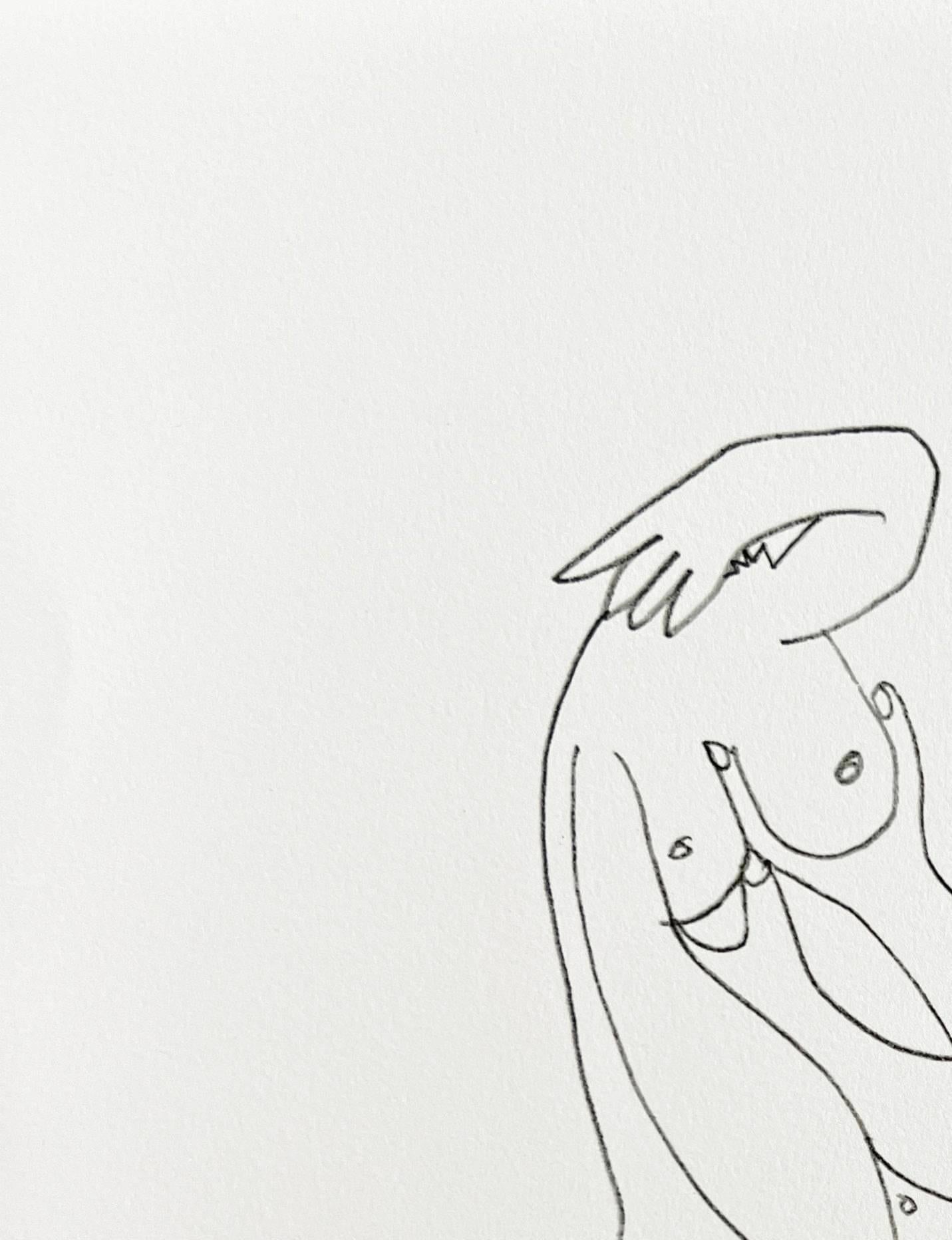 The Taste of Happiness, Pflanzgefäß LVI (Moderne), Print, von Pablo Picasso