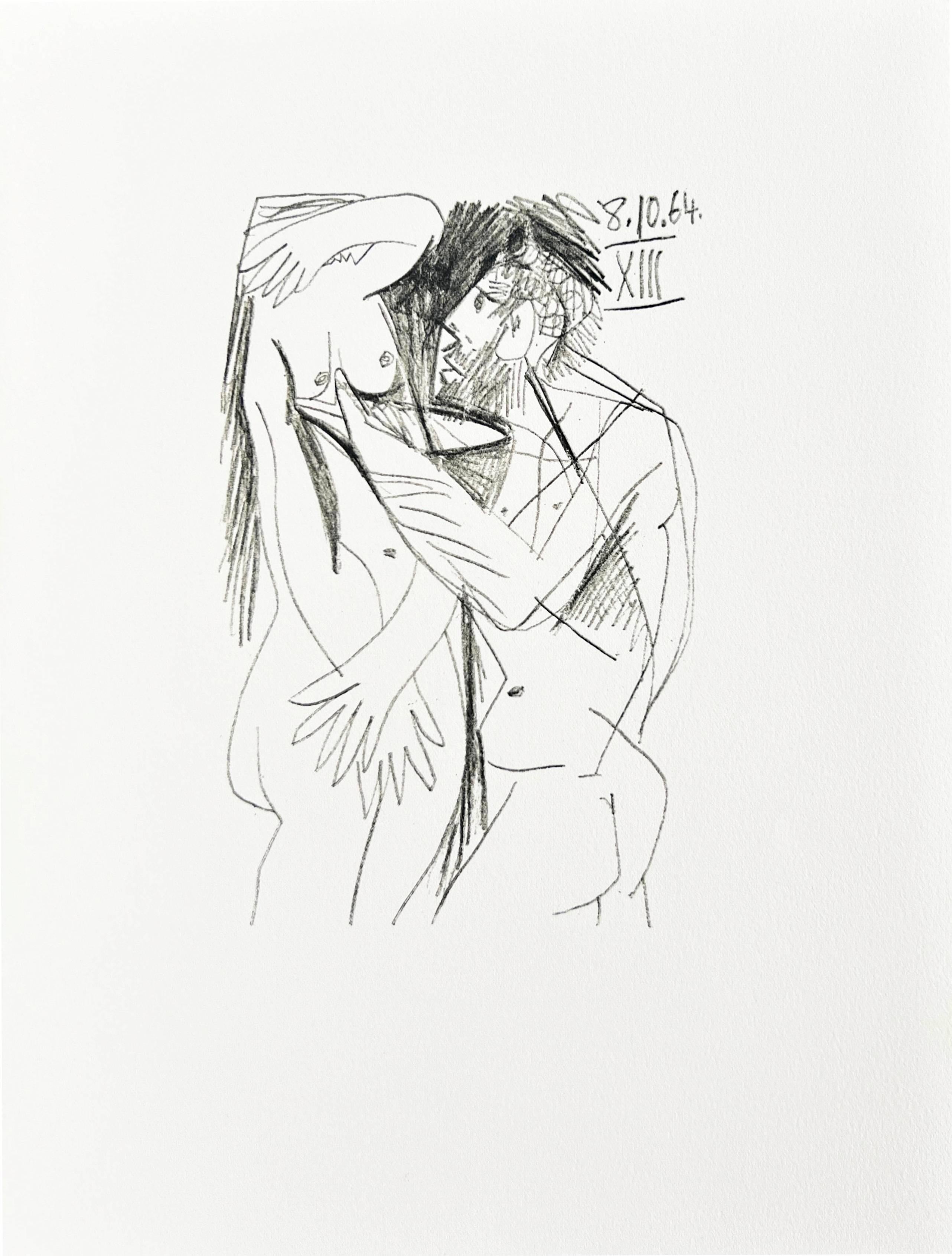 The Taste of Happiness, Planche LVII - Print by Pablo Picasso