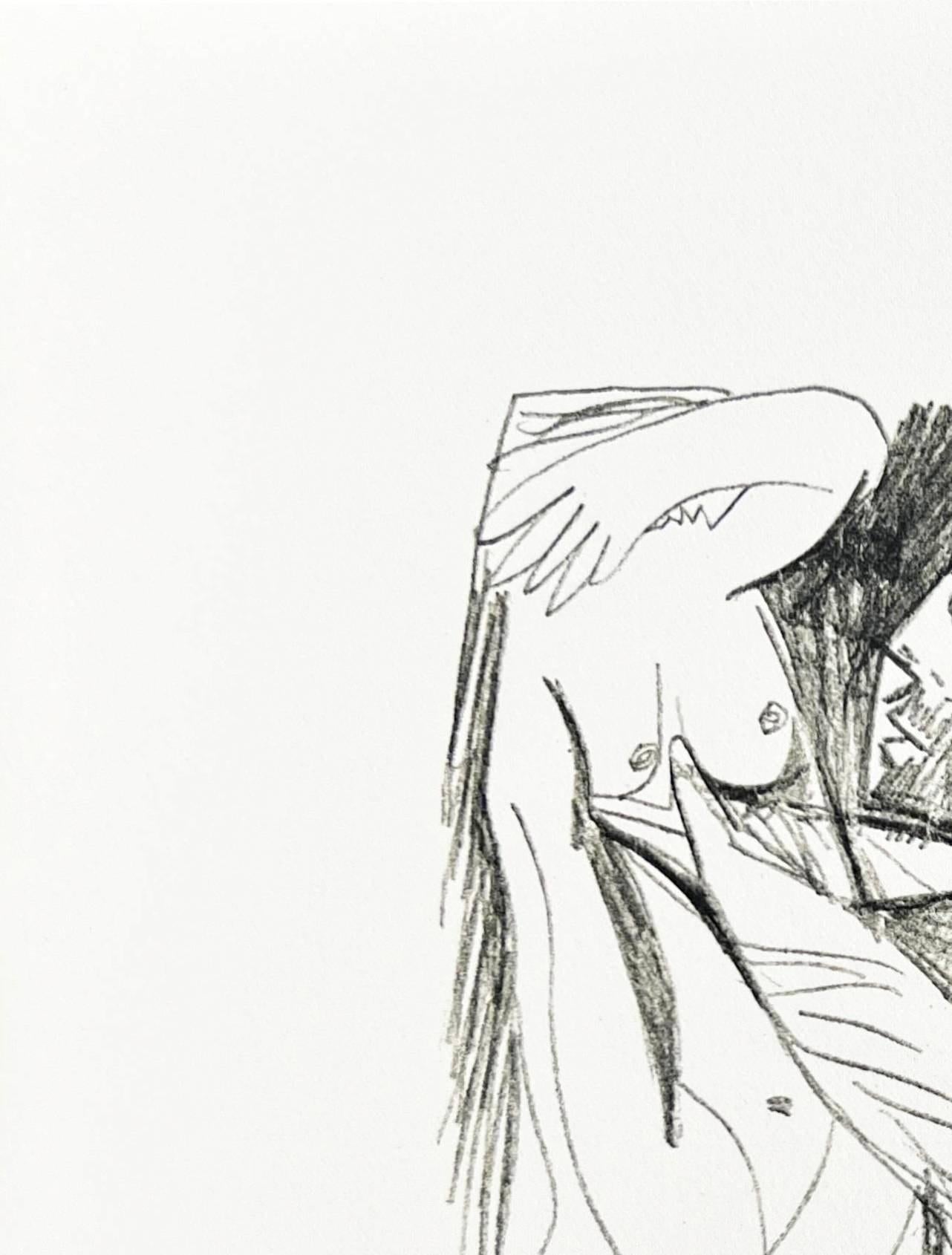 The Taste of Happiness, Planche LVII - Modern Print by Pablo Picasso