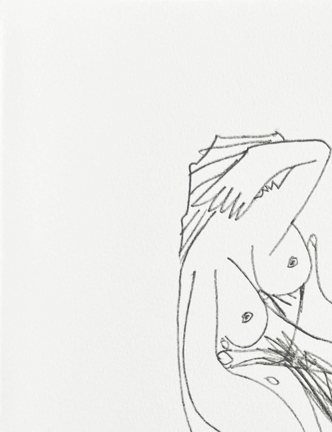 The Taste of Happiness, Pflanzgefäß LVIII (Moderne), Print, von Pablo Picasso
