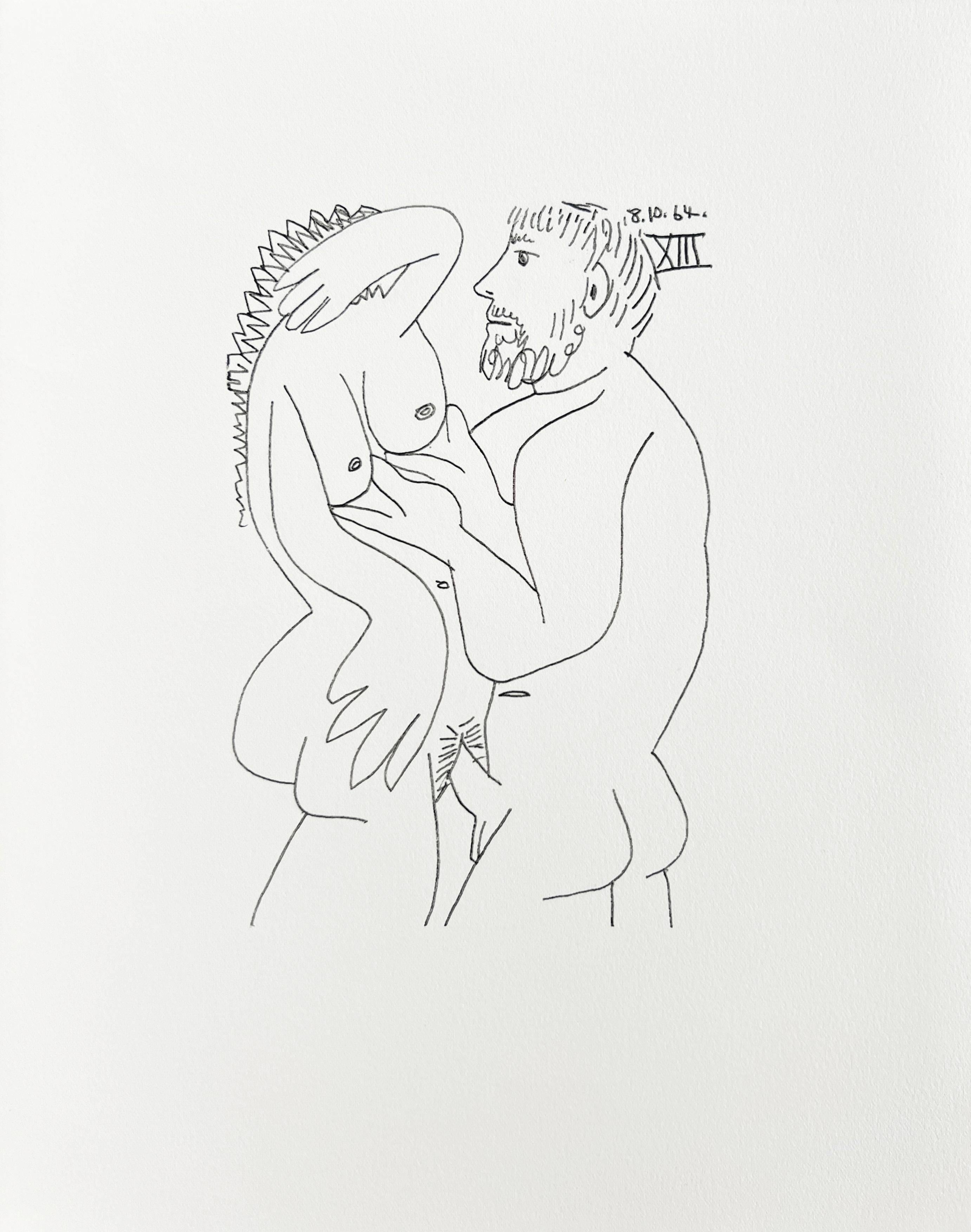 The Taste of Happiness, Planche LXI – Print von Pablo Picasso