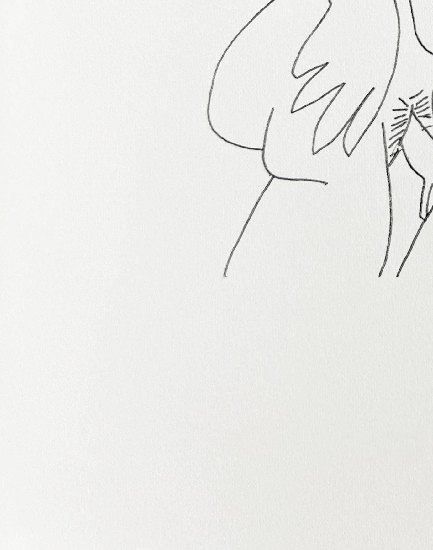 Pablo Picasso (1881-1973) - Der Geschmack des Glücks, Planche LXI

Lithographie von 1970.

Eine unsignierte und nicht nummerierte Ausgabe von 666.

Abmessungen des Blattes: 32,5 x 25 cm

Abmessungen im Rahmen: 53,2 x 43,2 cm

Herausgeber: Éditions