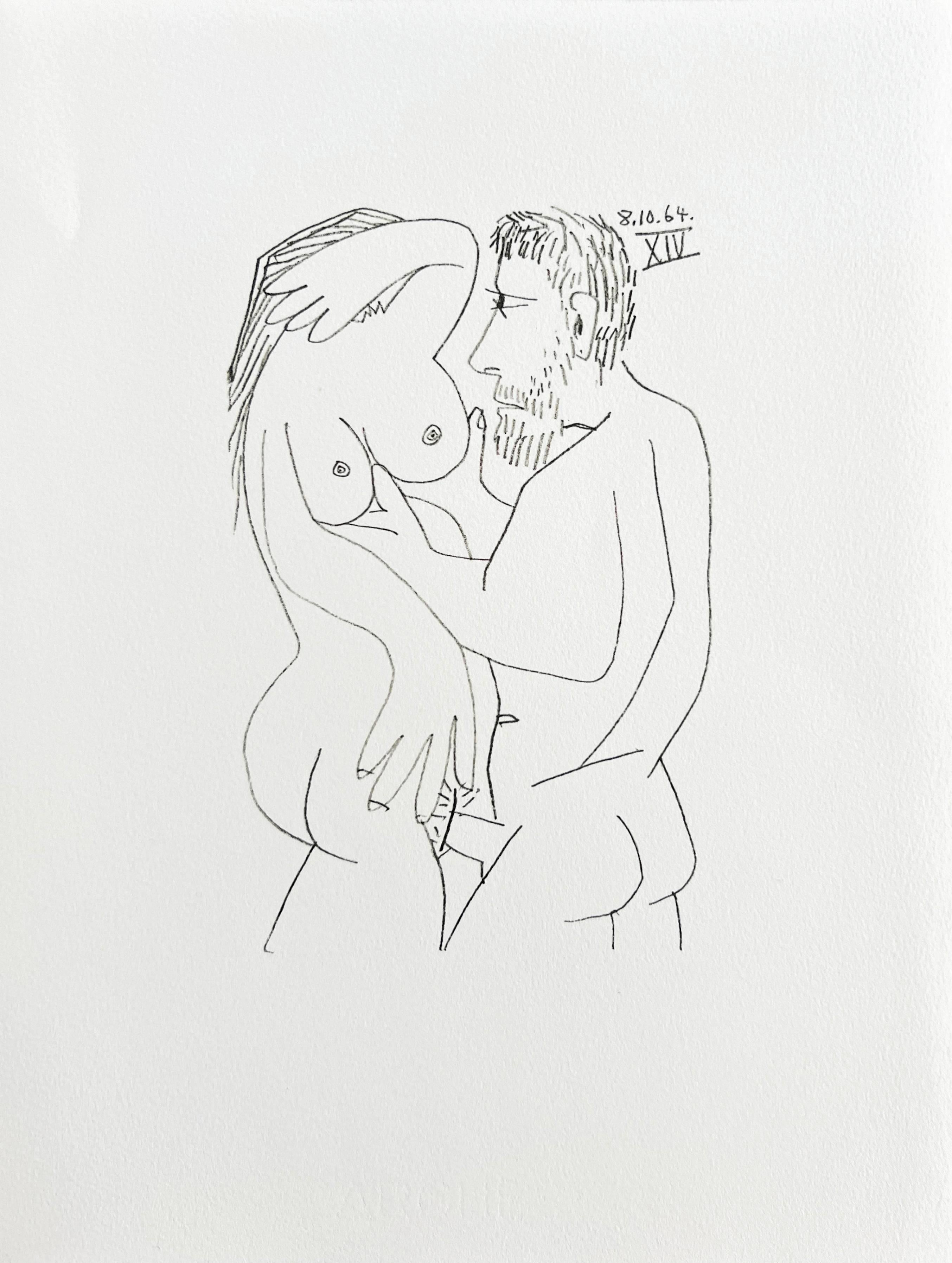 The Taste of Happiness, Planche LXIII - Modern Art by Pablo Picasso