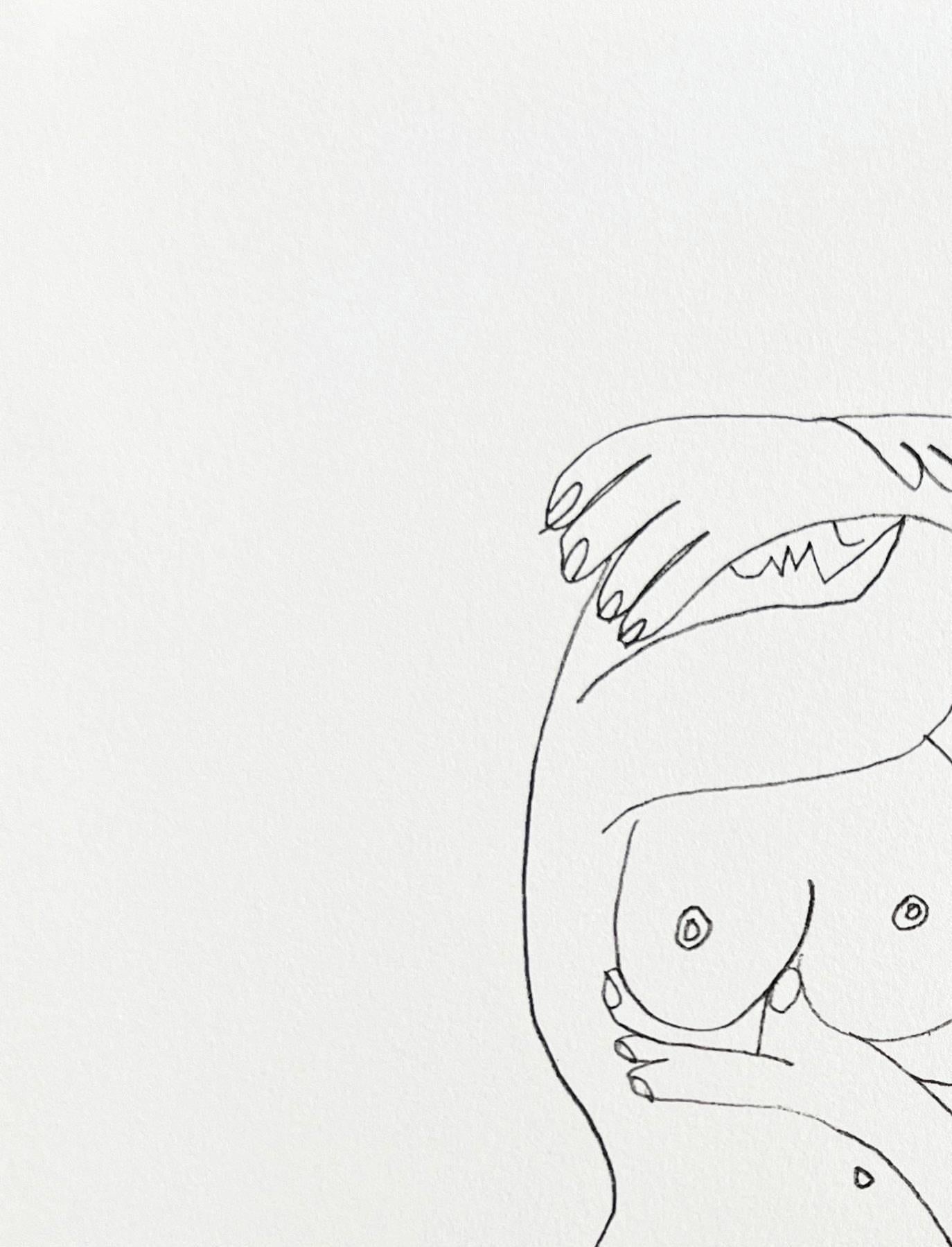 The Taste of Happiness, Pflanzgefäß LXIV (Moderne), Print, von Pablo Picasso