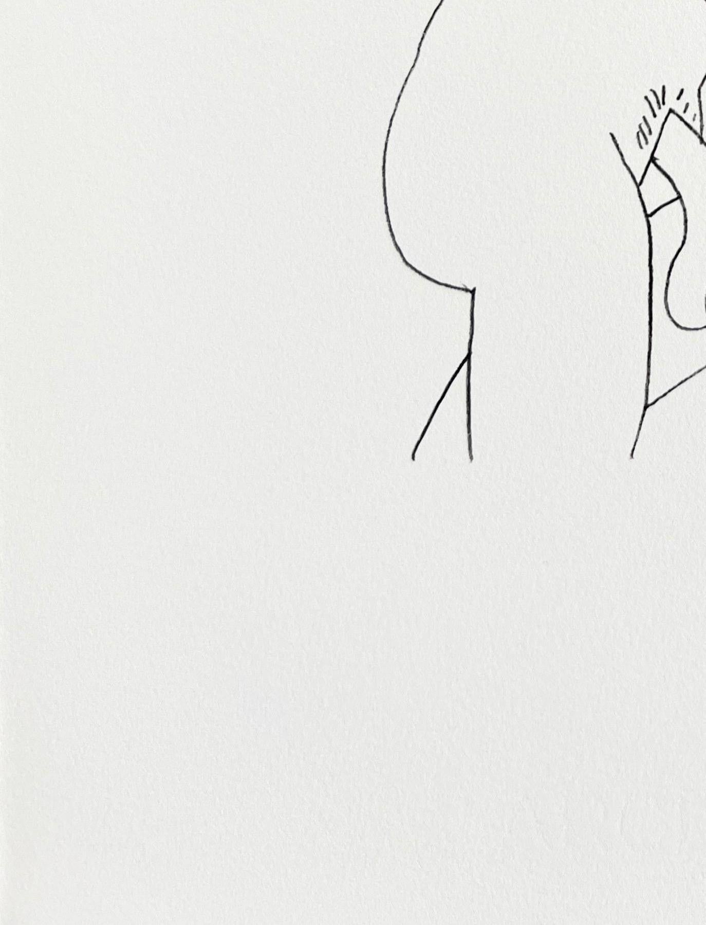Pablo Picasso (1881-1973) - Der Geschmack des Glücks, Planche LXIV

Lithographie von 1970.

Eine unsignierte und nicht nummerierte Ausgabe von 666.

Abmessungen des Blattes: 32,5 x 25 cm

Abmessungen im Rahmen: 53,2 x 43,2 cm

Herausgeber: Éditions