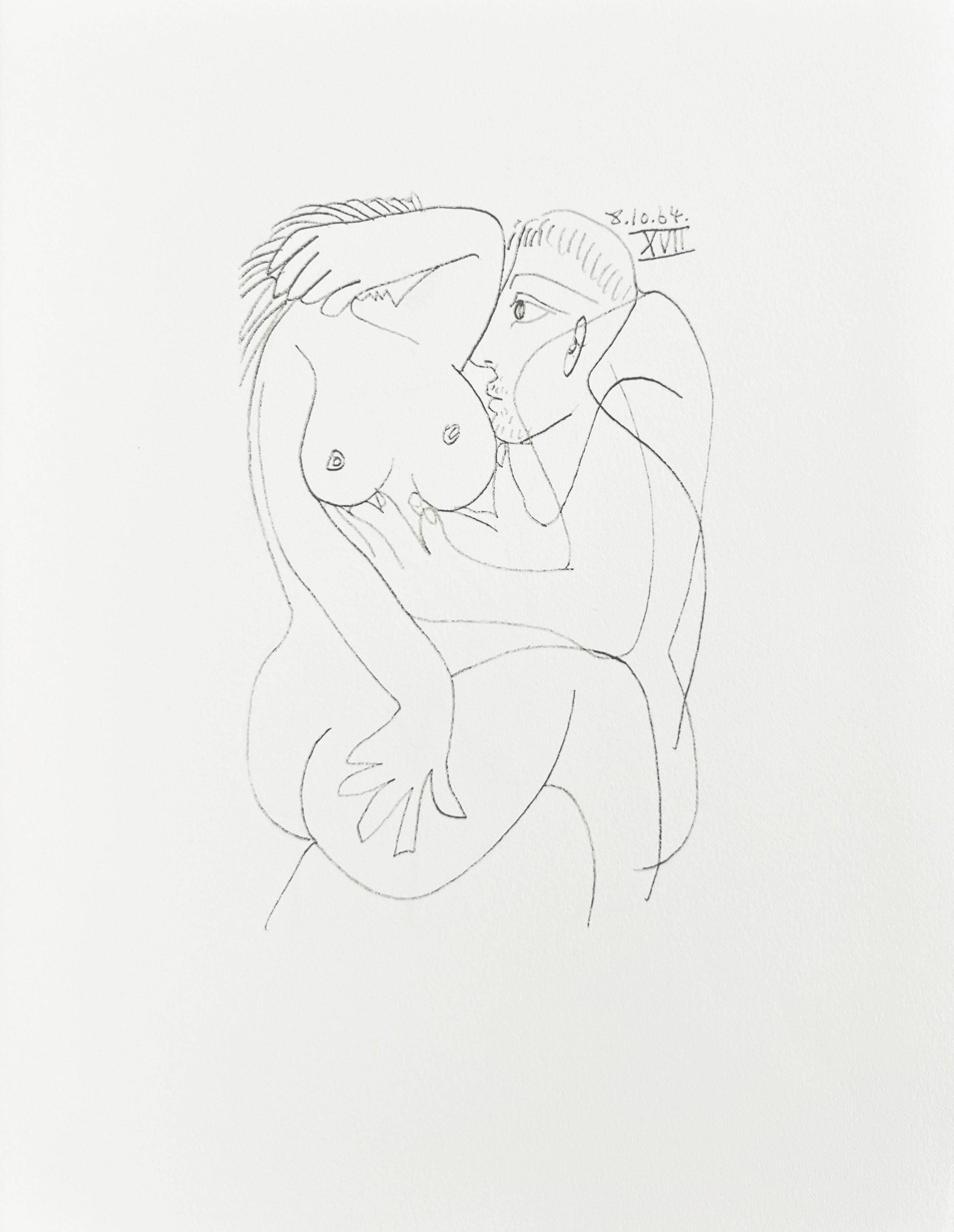 The Taste of Happiness, Planche LXV - Modern Art by Pablo Picasso