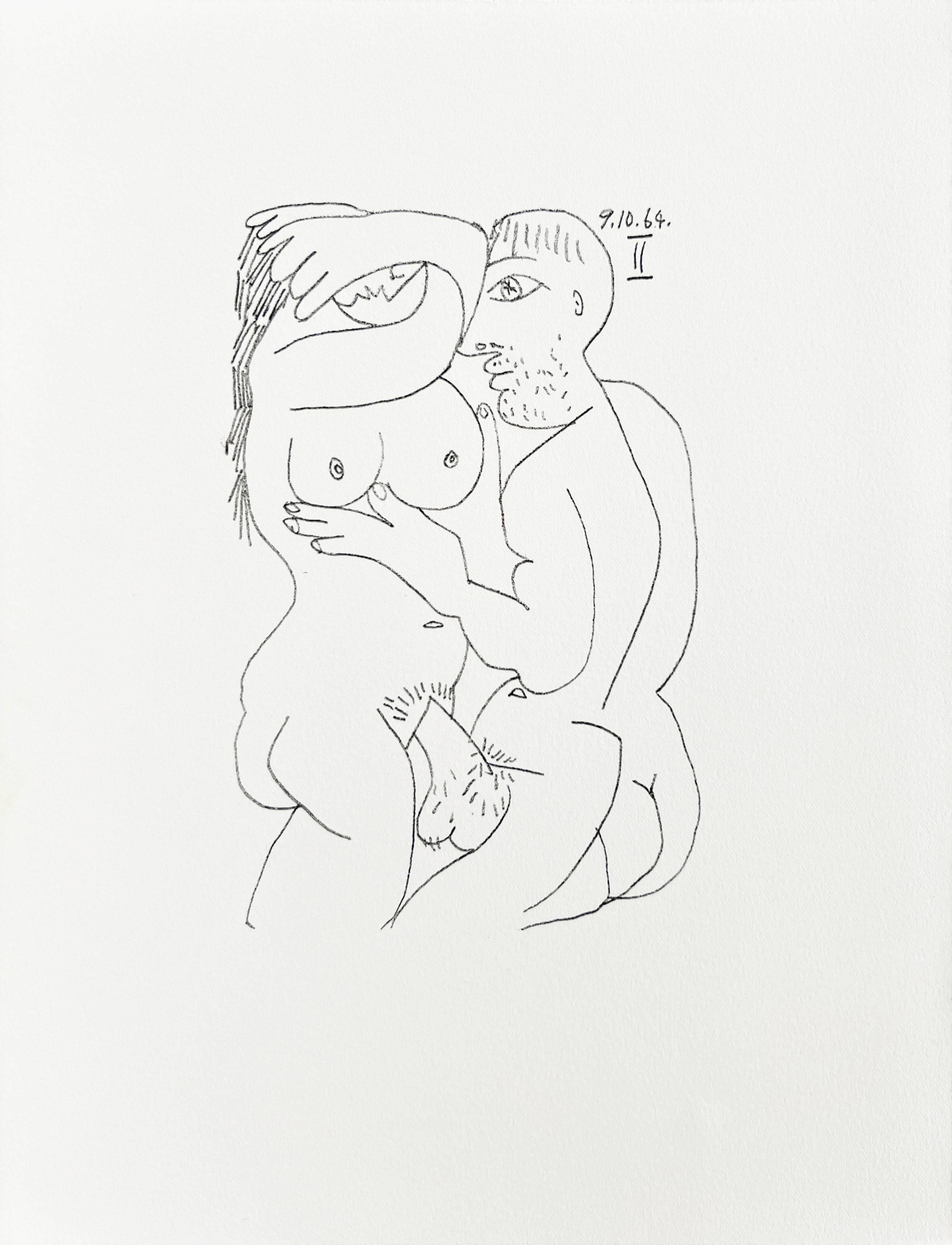 The Taste of Happiness, Planche LXVII - Print by Pablo Picasso