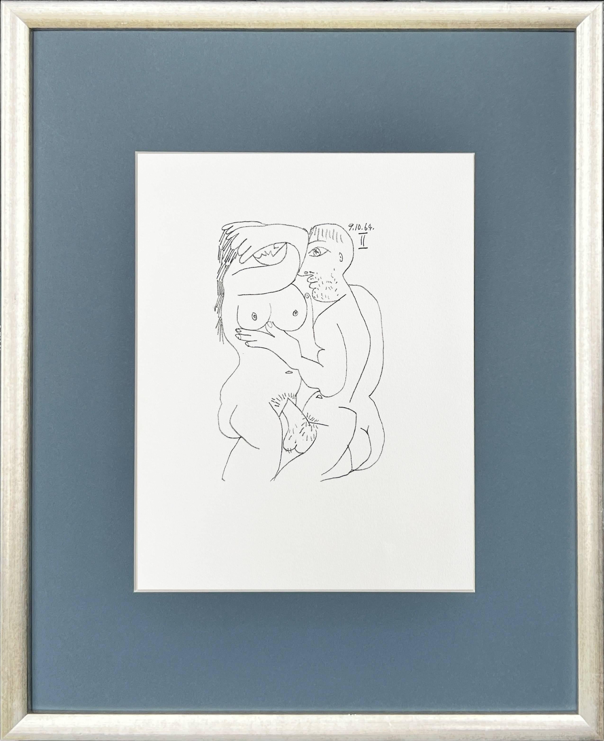 Pablo Picasso Print - The Taste of Happiness, Planche LXVII