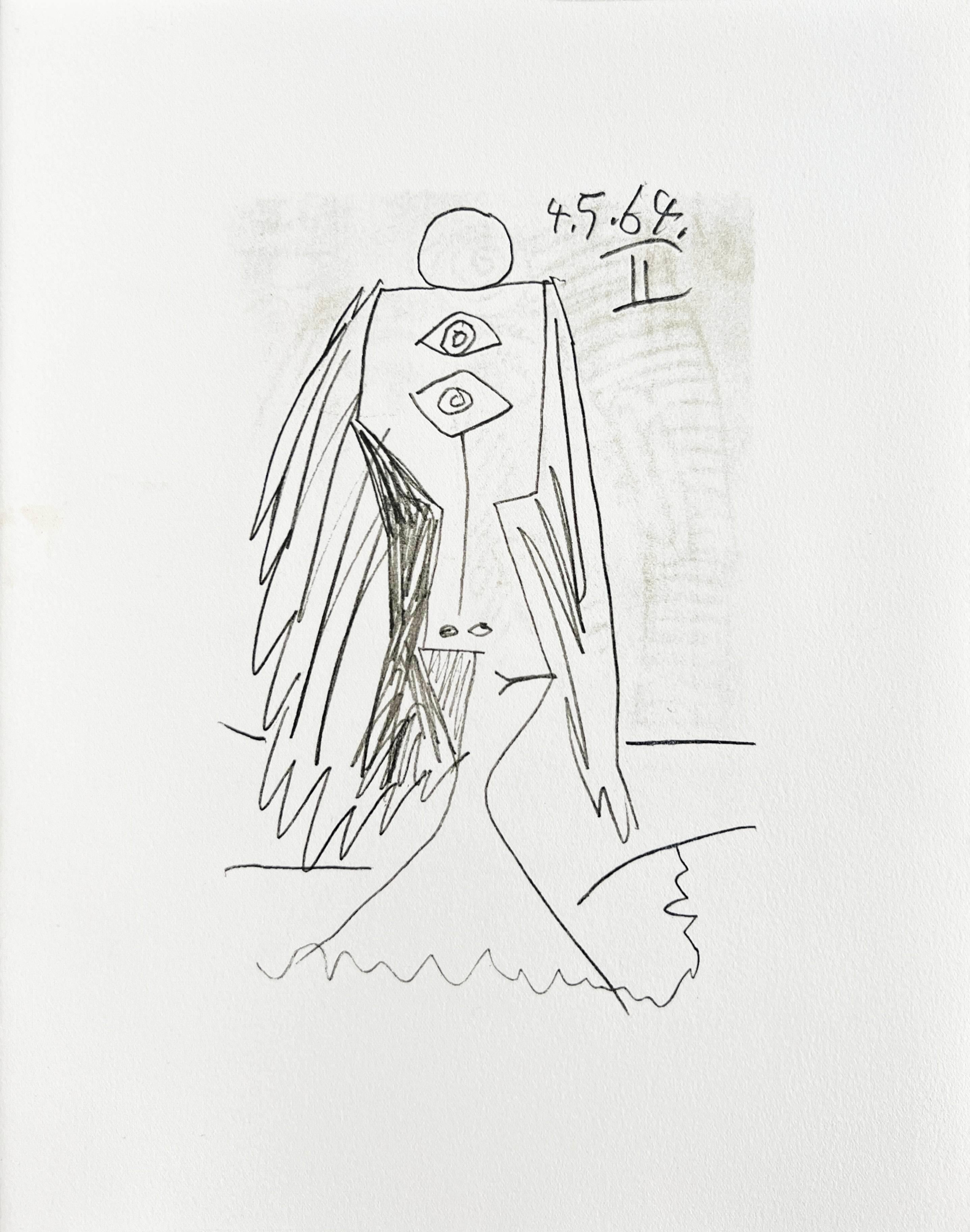 The Taste of Happiness, Planche V - Print by Pablo Picasso